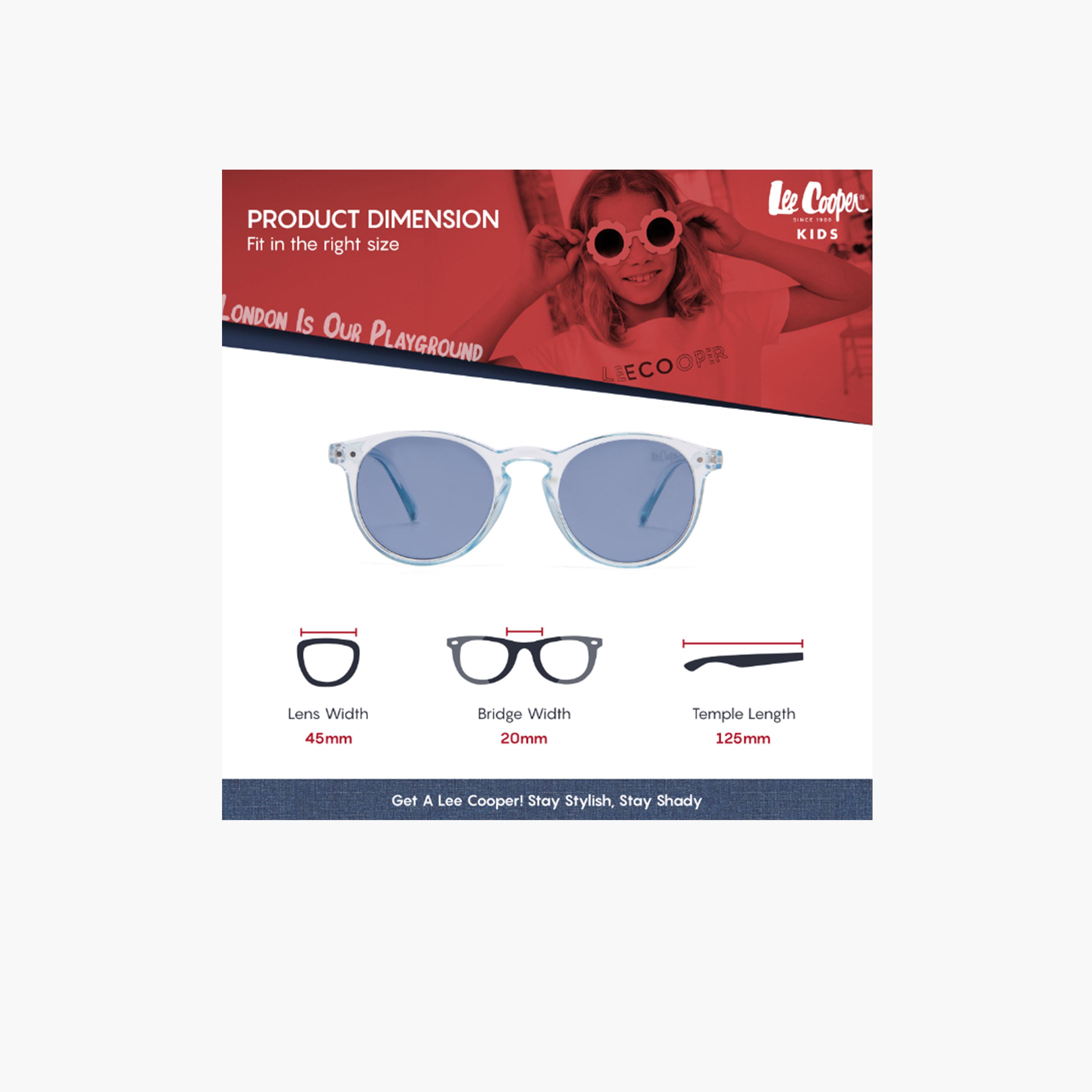 Lee Cooper Kids Polarized 45 MM Round & Oval Sunglasses LCK112C02-girls-accessories-sunglasses-image-2