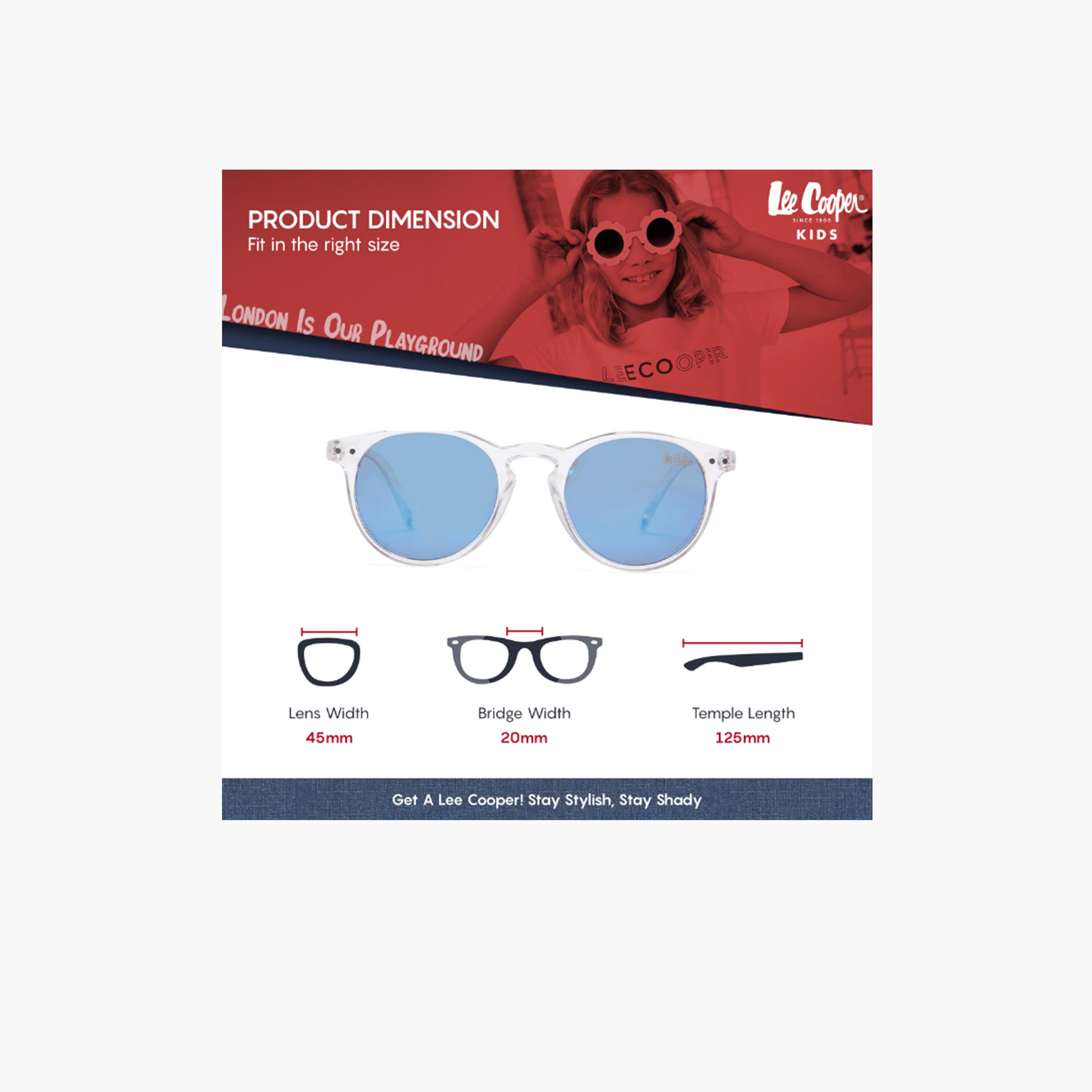 Lee Cooper Kids Polarized 45 MM Round & Oval Sunglasses LCK112C03-girls-accessories-sunglasses-image-2