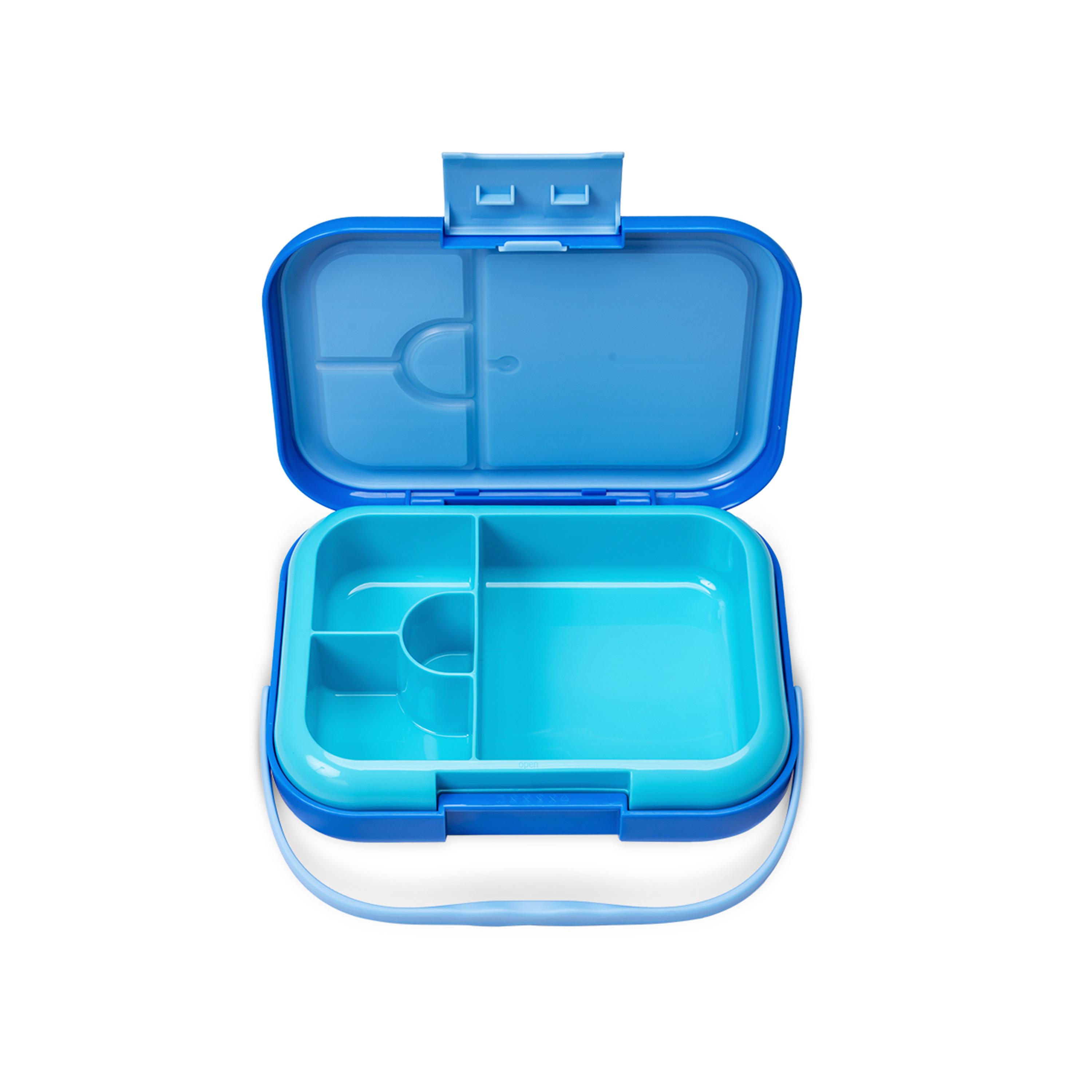 Eazy Kids 4 Compartment Bento Lunch Box, Mat, 900 ml-school-lunchessentials-lunchboxes-image-12