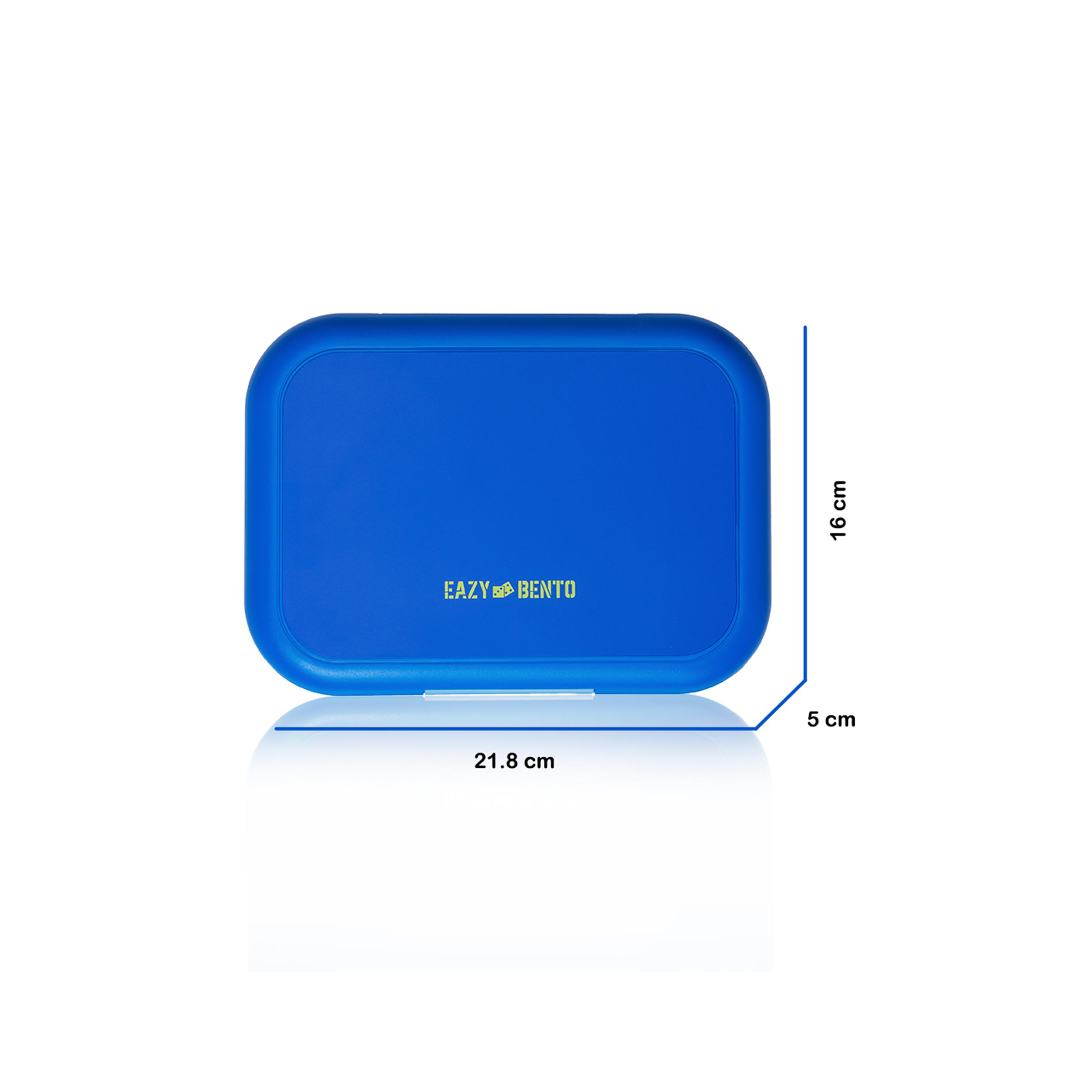 Eazy Kids 4 Compartment Bento Lunch Box, Mat, 900 ml-school-lunchessentials-lunchboxes-image-3