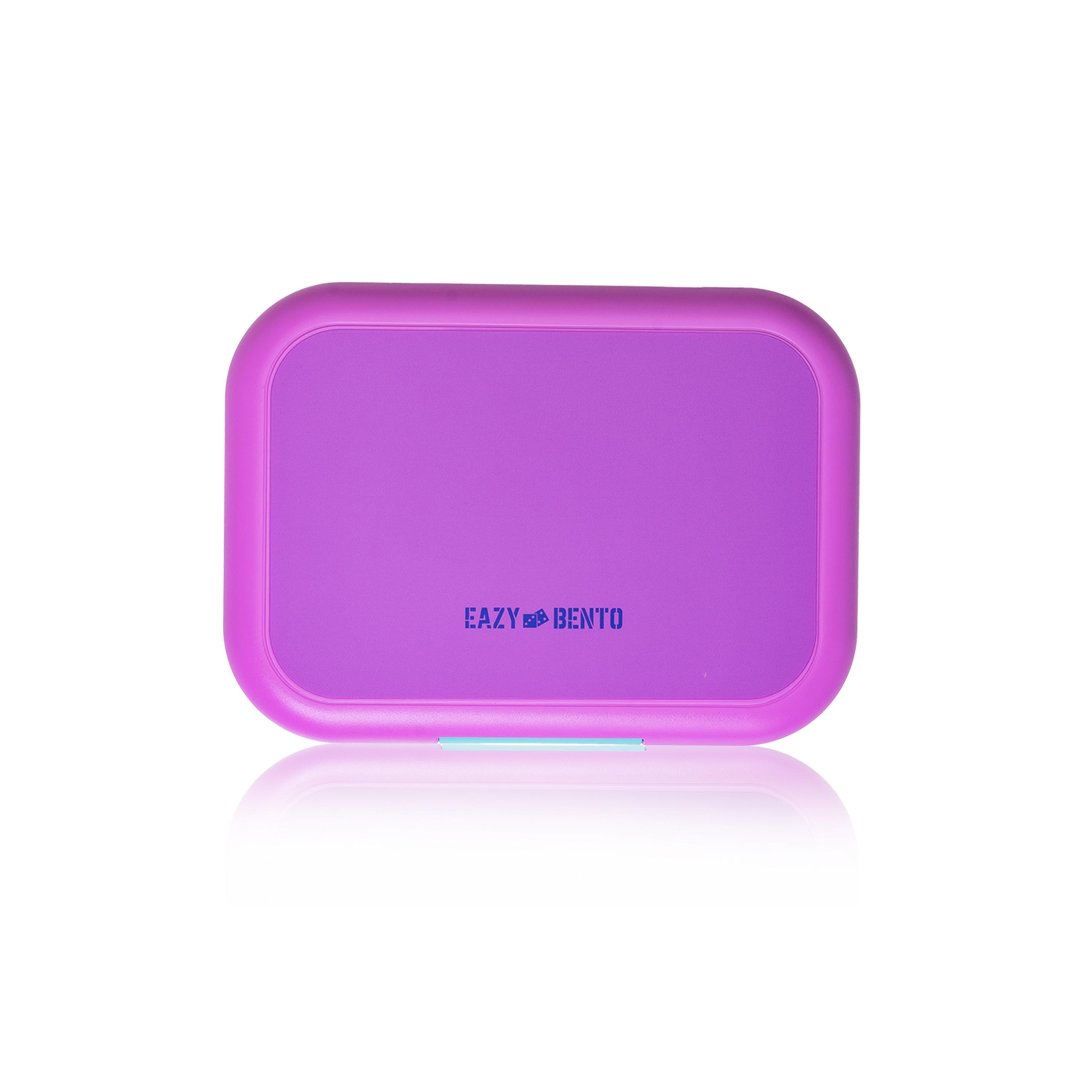 Eazy Kids 4 Compartment Bento Lunch Box, Mat, 900 ml-school-lunchessentials-lunchboxes-image-10