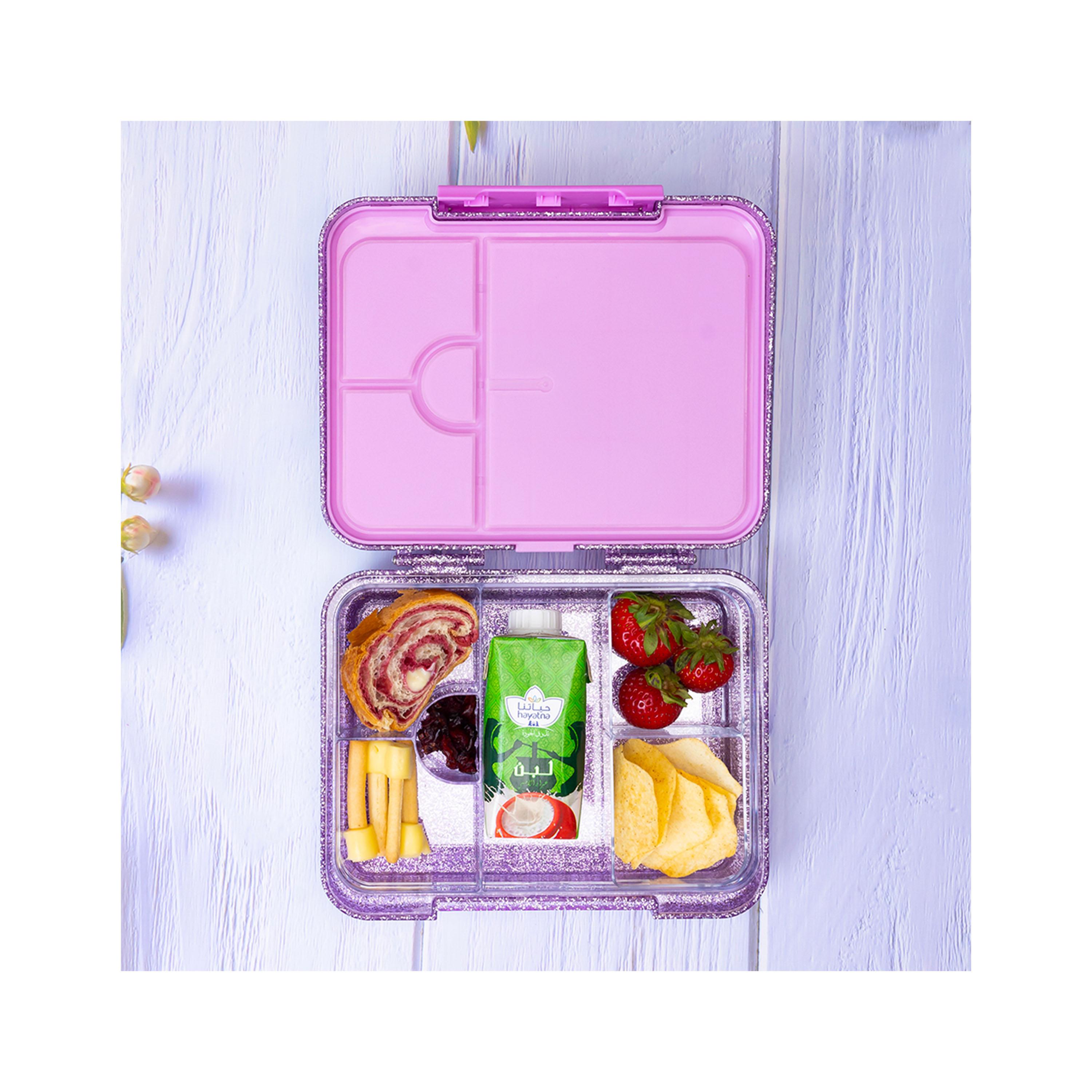 صندوق غداء بينتو قابل للتحويل 6 و4 من إيزي كيدز، جليتر-school-lunchessentials-lunchboxes-image-6