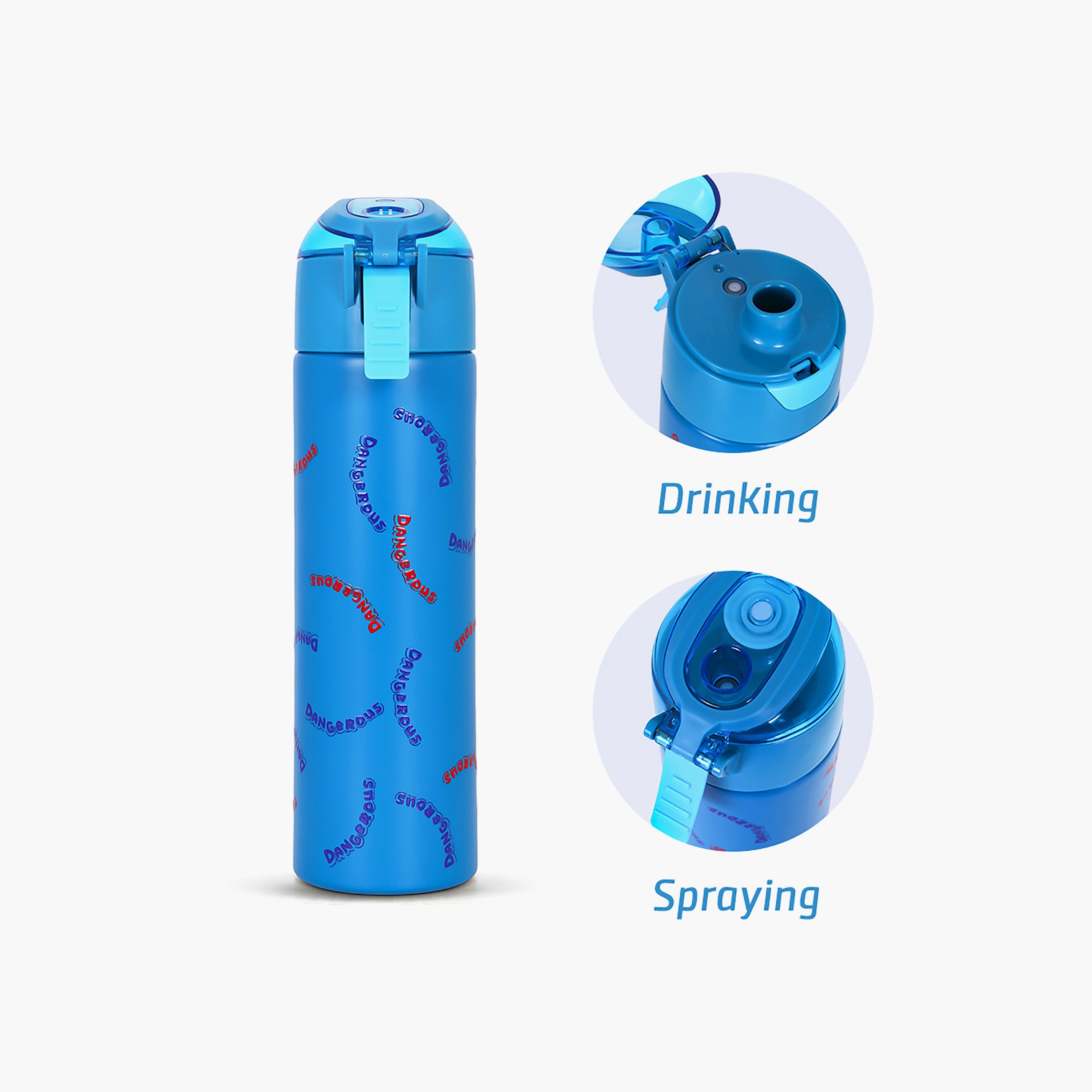 Eazy Kids Insulated Stainless Steel Water Bottle with Spray Dino, 640ml-school-waterbottles-image-5