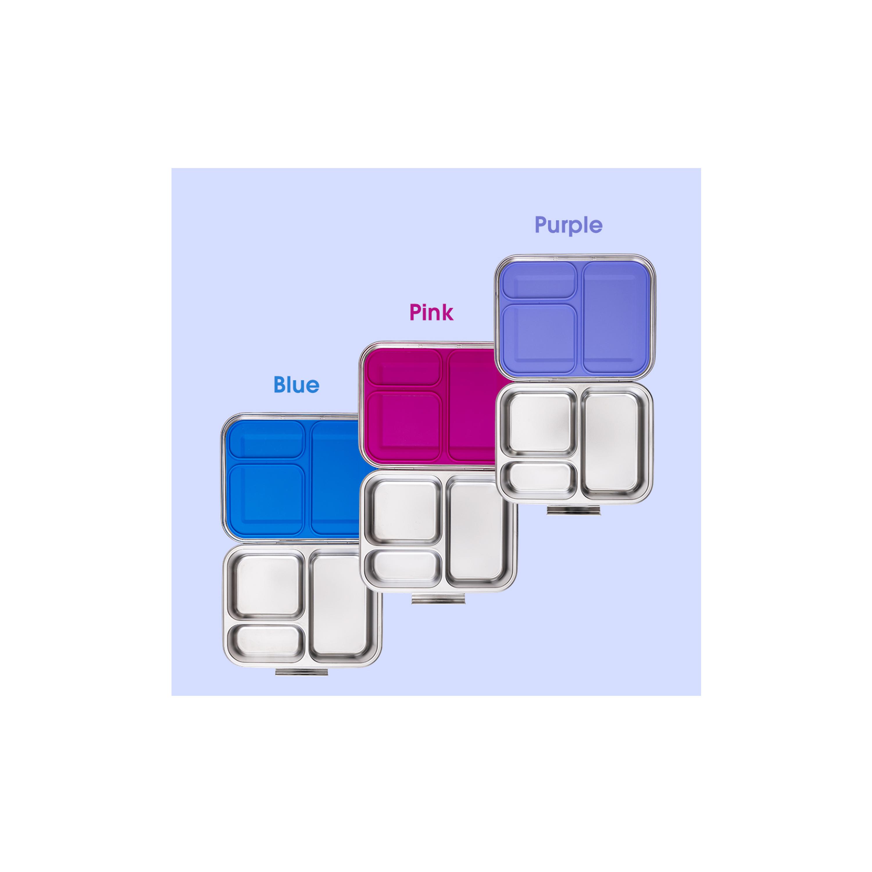 Eazy Kids 3 Compartment Bento Stainless Steel Lunch Box, 1750-school-lunchessentials-lunchboxes-image-11