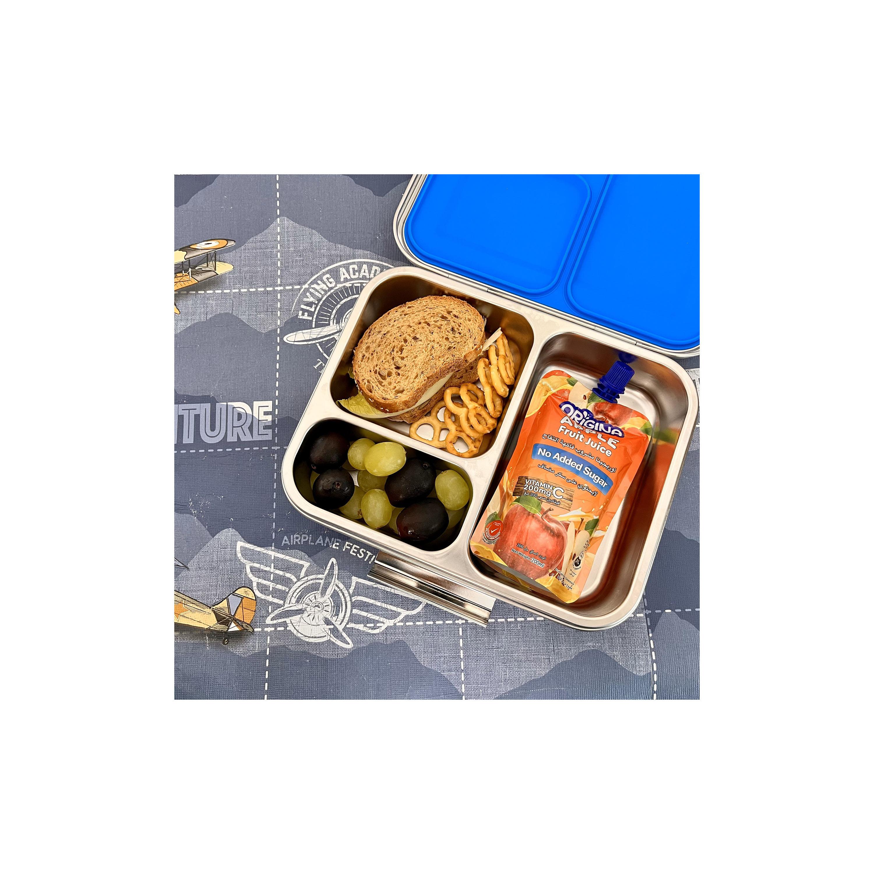 Eazy Kids 3 Compartment Bento Stainless Steel Lunch Box, 1750-school-lunchessentials-lunchboxes-image-8