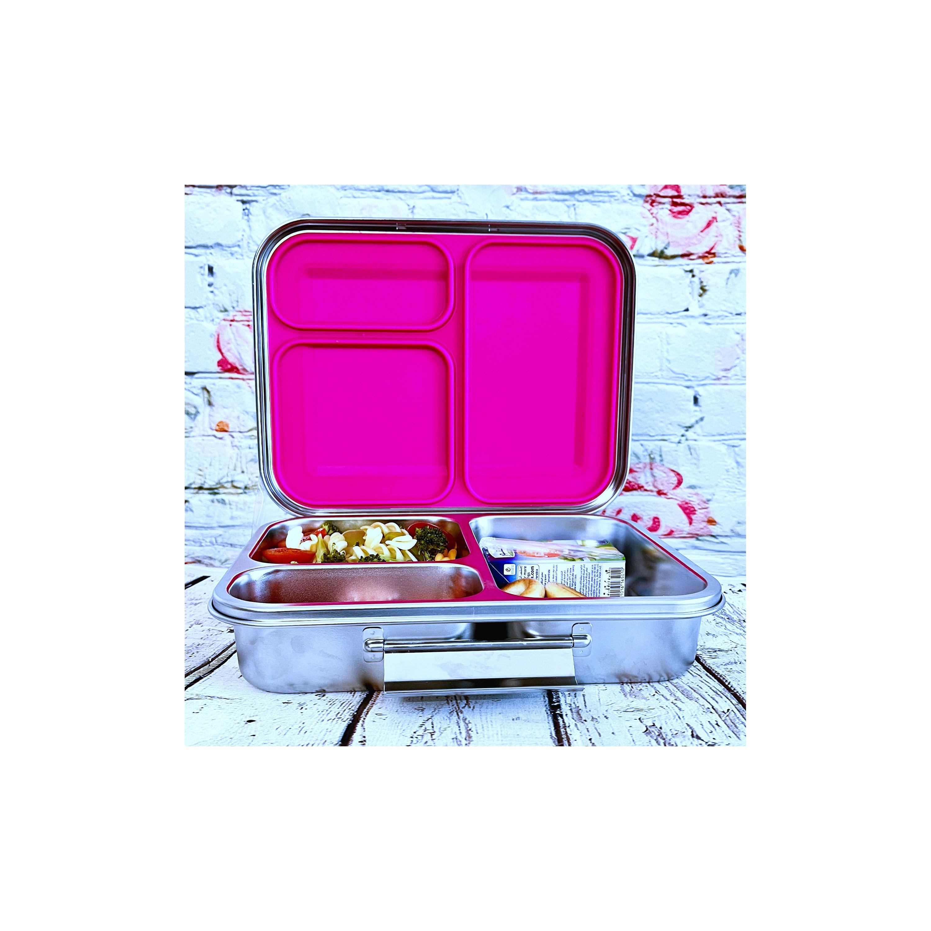 Eazy Kids 3 Compartment Bento Stainless Steel Lunch Box, 1750-school-lunchessentials-lunchboxes-image-8