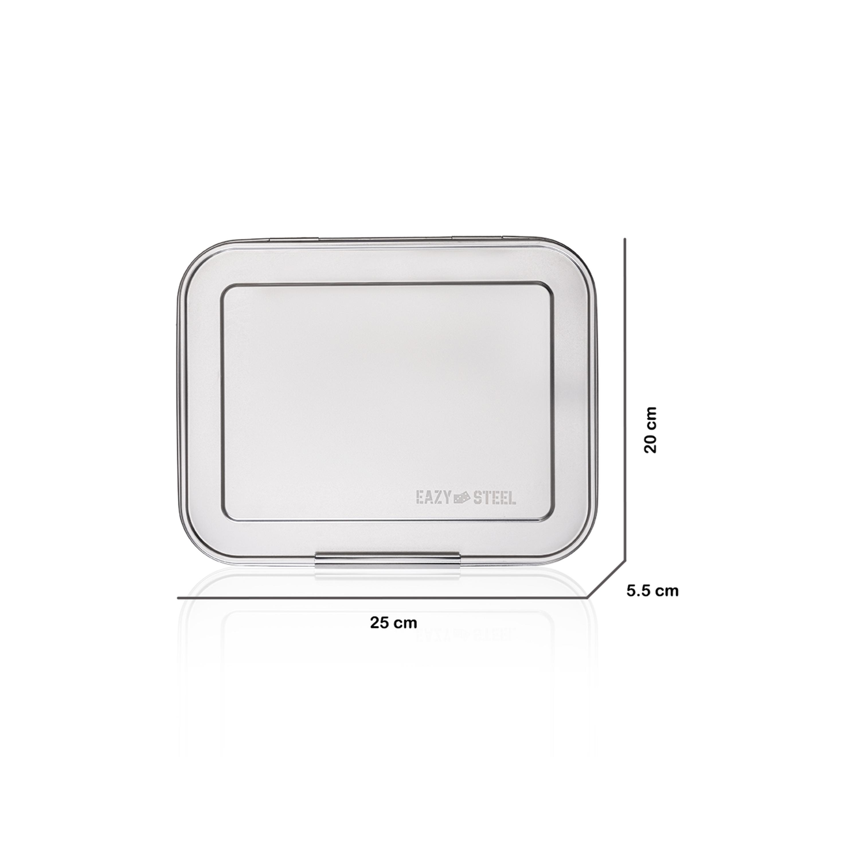 Eazy Kids 3 Compartment Bento Stainless Steel Lunch Box, 1750-school-lunchessentials-lunchboxes-image-11