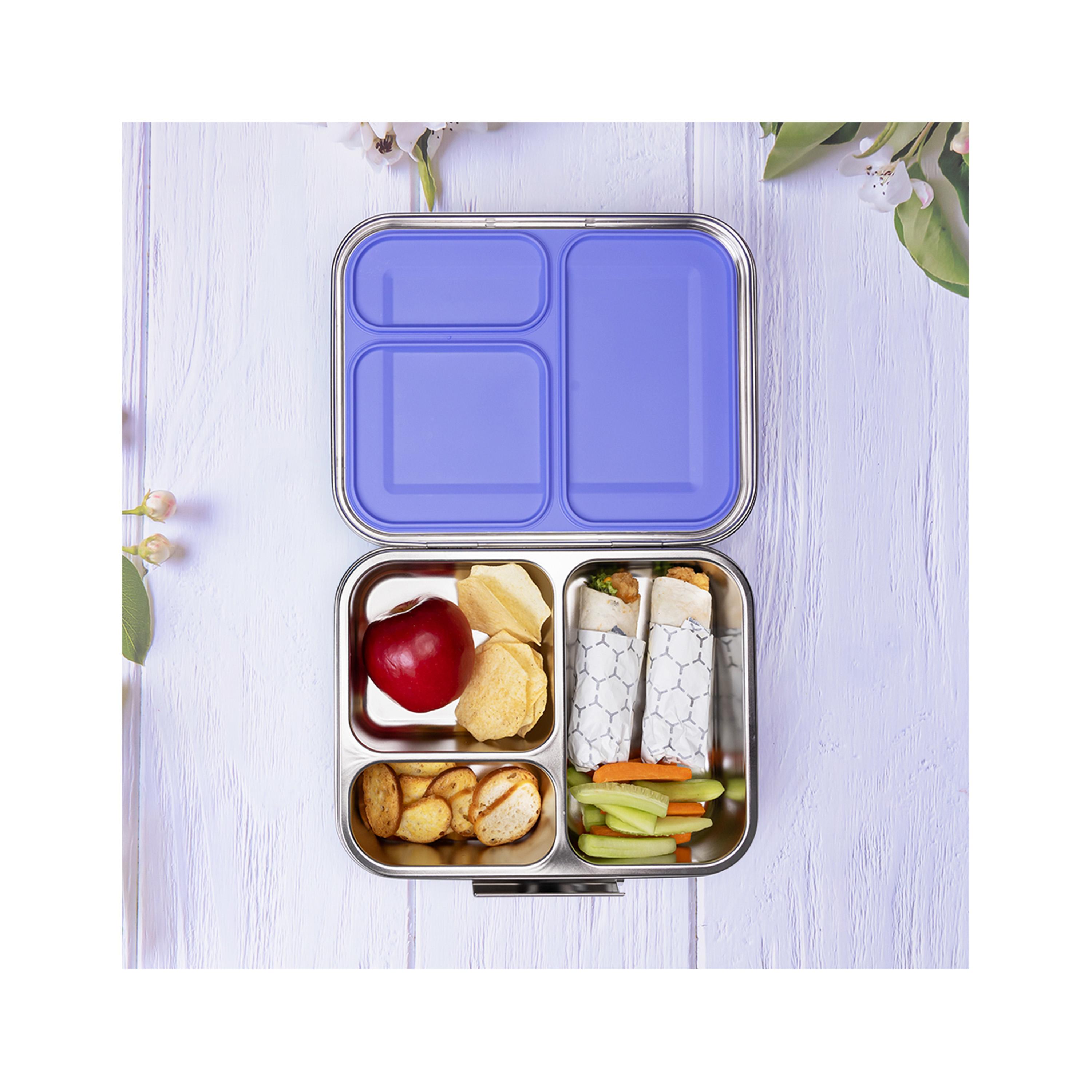 صندوق غداء من الستانلس ستيل 3 أقسام من إيزي كيدز، 1750-school-lunchessentials-lunchboxes-image-9