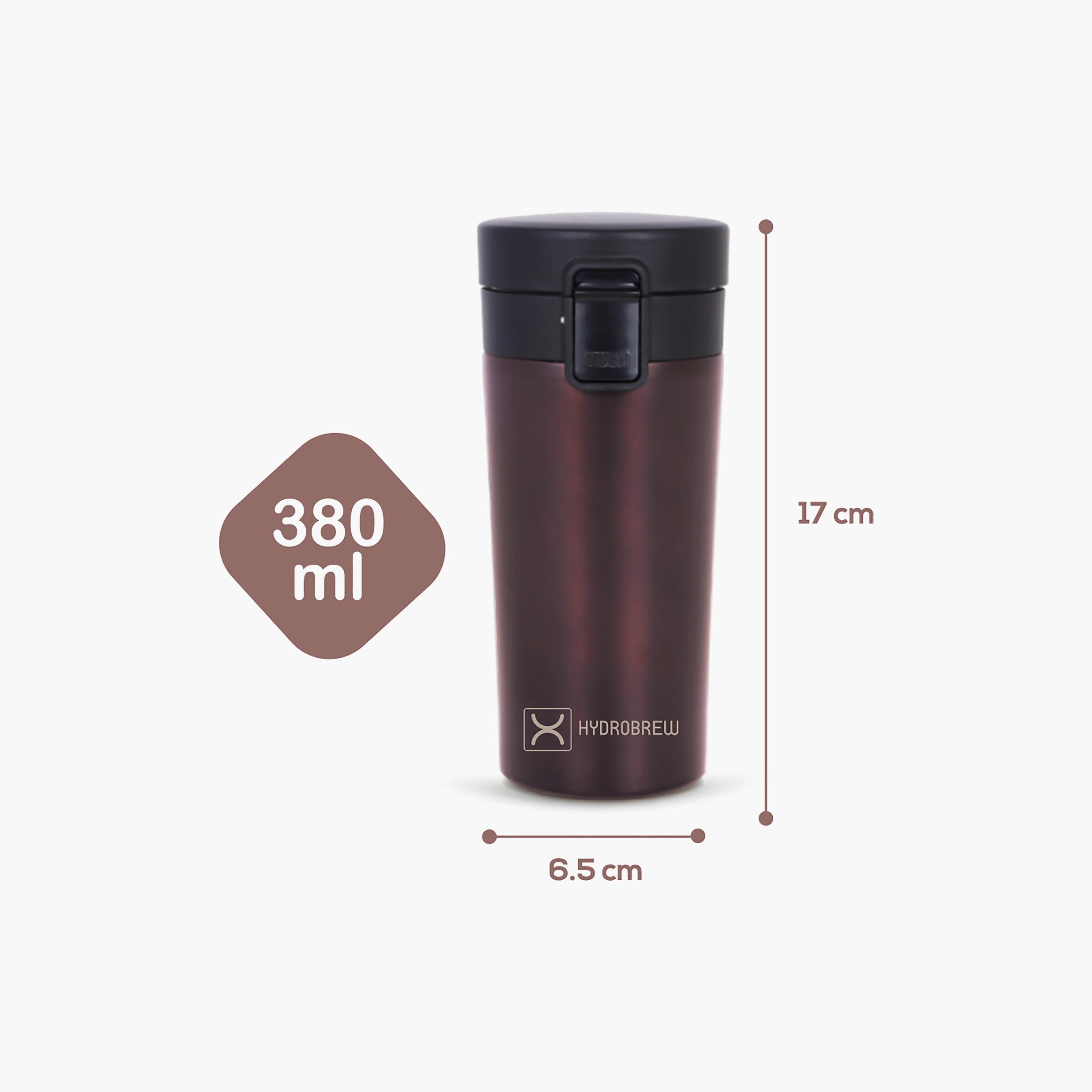 زجاجة مياه معزولة من هيدروبرو، أسود، 380 مل-school-waterbottles-image-4