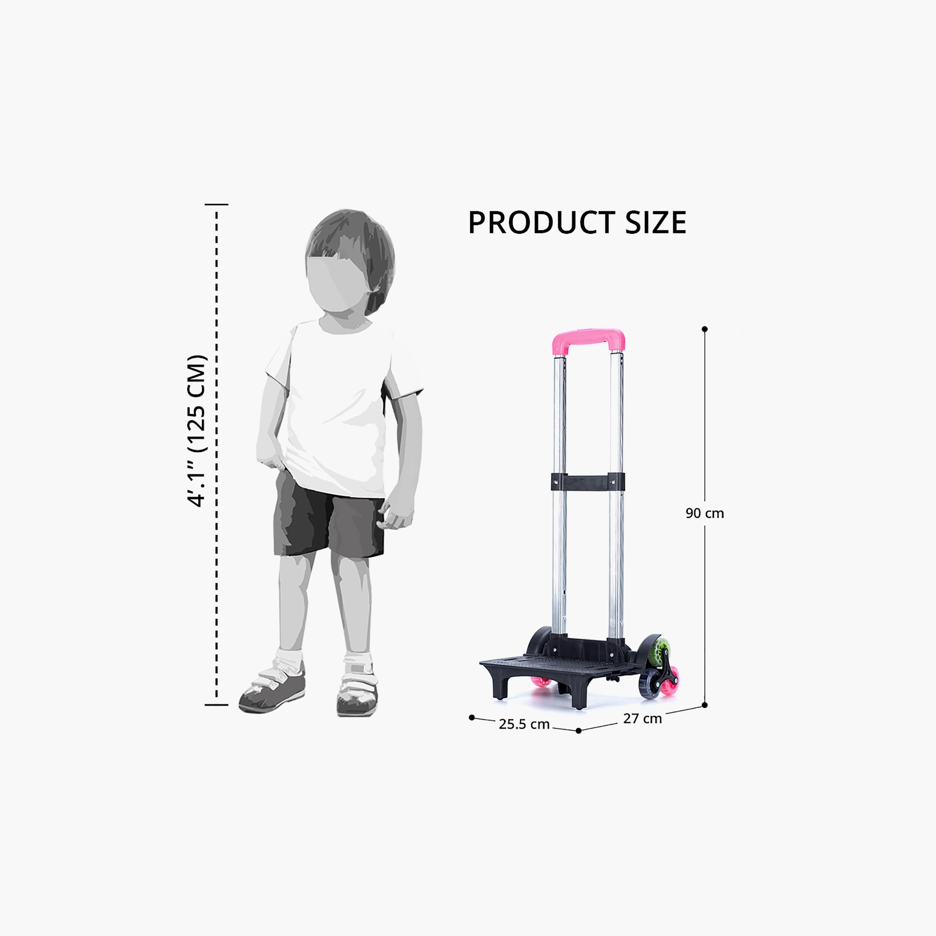 Nova Kids Universal School Bag Trolley-girls-accessories-bags-image-4