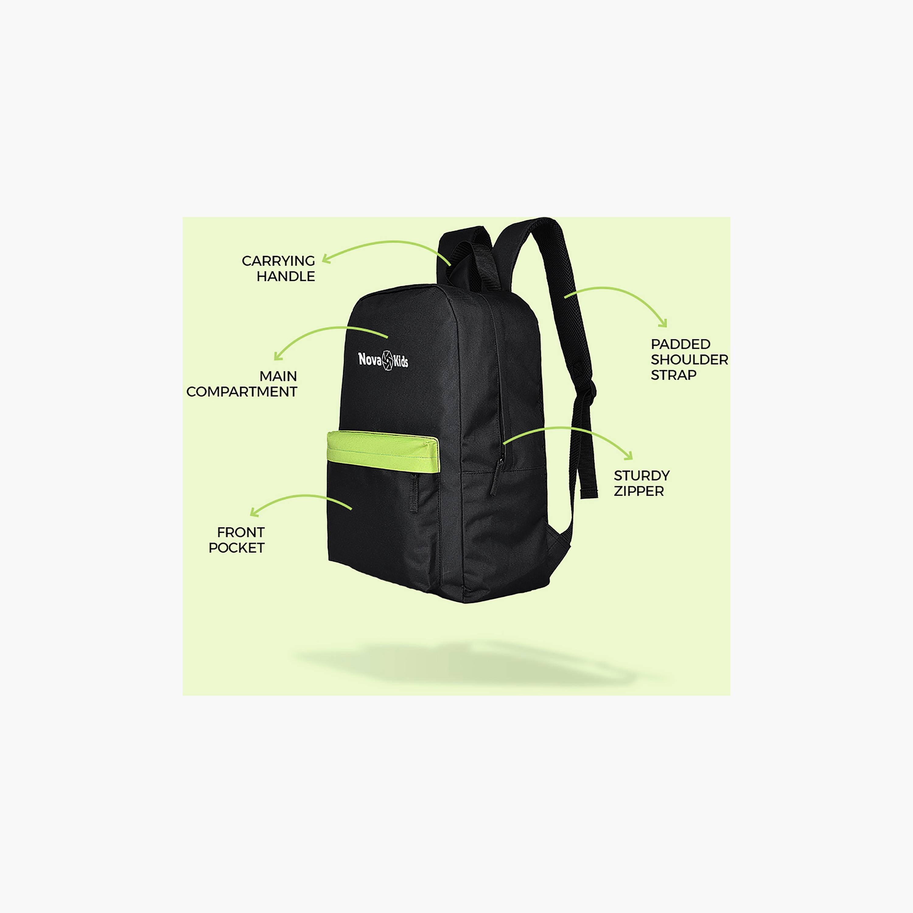 حقيبة مدرسية من نوفا كيدز، أسود، 18 لتر-school-bagsandbackpacks-backpacks-image-4