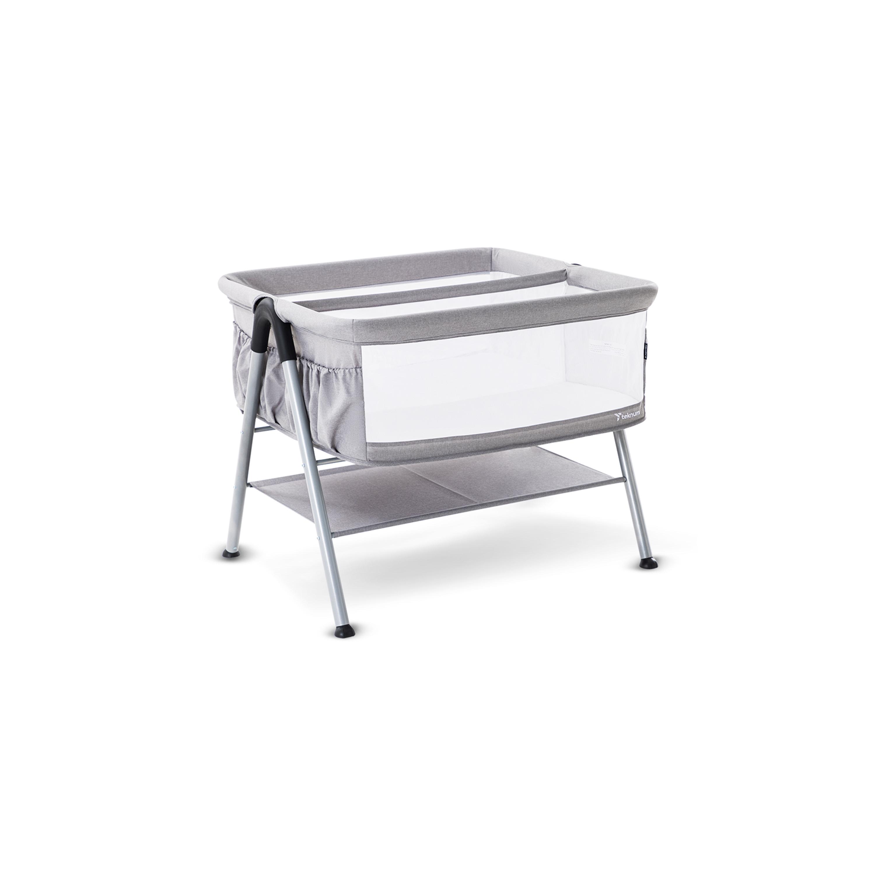 Teknum Fellow 2 Twin Bedside Crib Bassinet-baby-nursery-furniture-cribsandbeds-bassinets-image-12