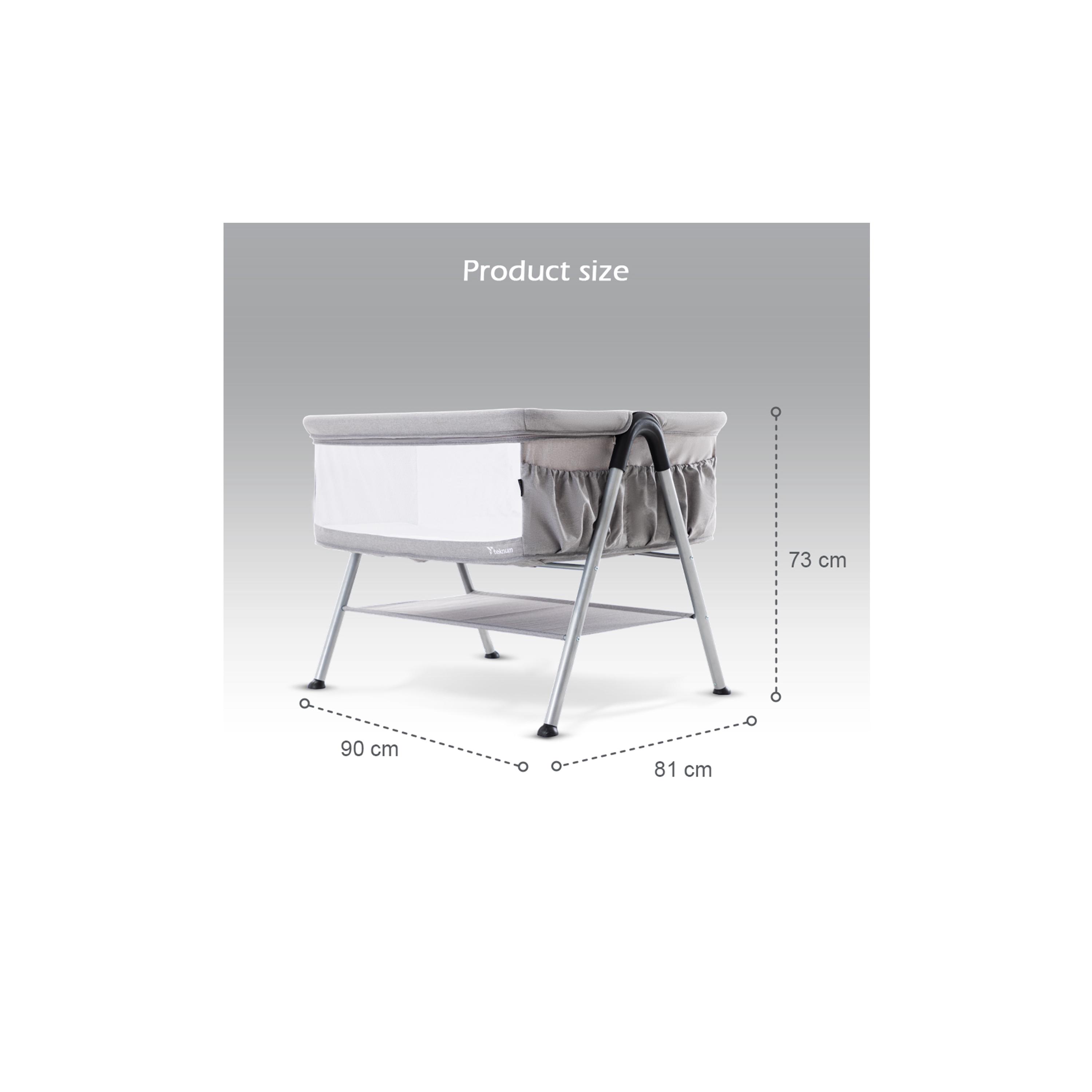 Teknum Fellow 2 Twin Bedside Crib Bassinet-baby-nursery-furniture-cribsandbeds-bassinets-image-3