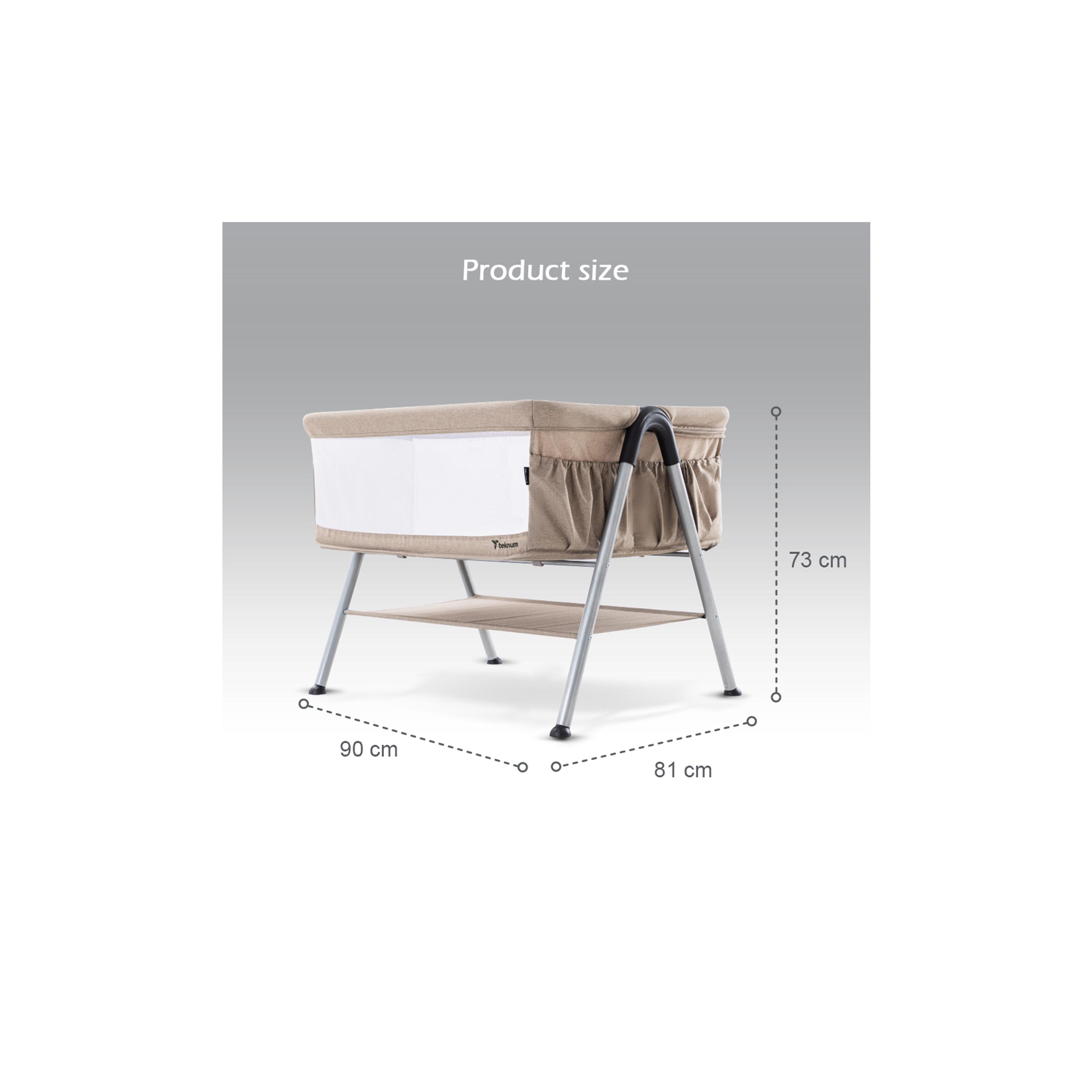 Teknum Fellow 2 Twin Bedside Crib Bassinet-baby-nursery-furniture-cribsandbeds-bassinets-image-3