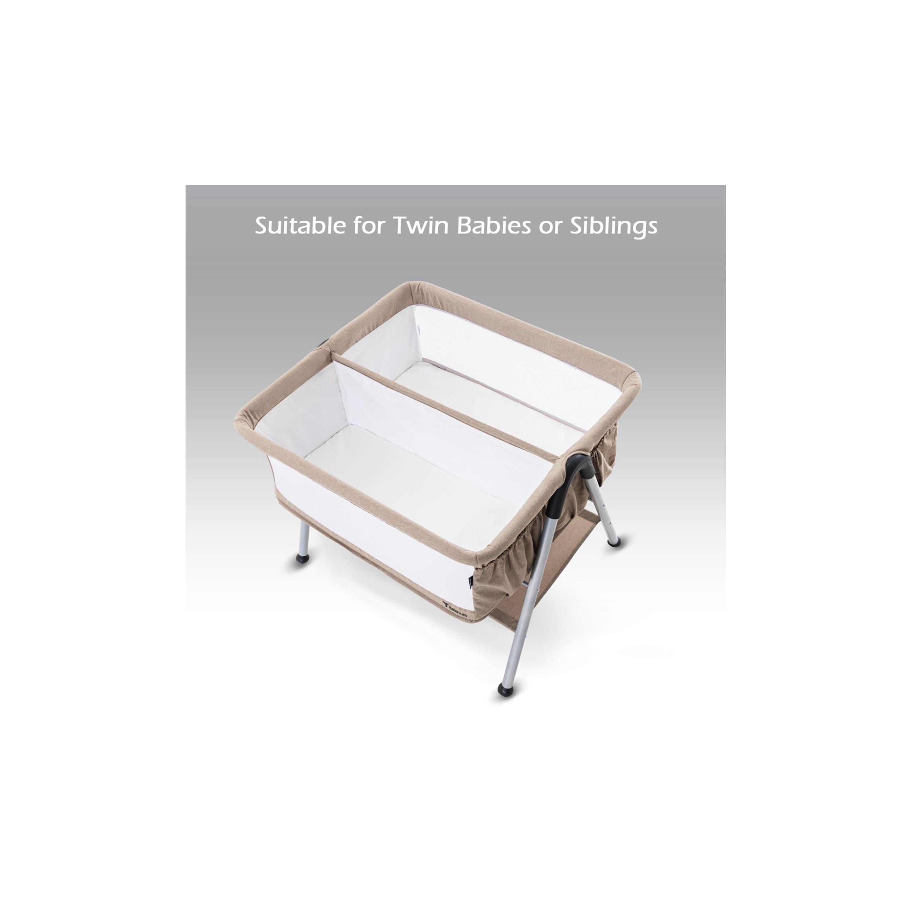 Teknum Fellow 2 Twin Bedside Crib Bassinet-baby-nursery-furniture-cribsandbeds-bassinets-image-5