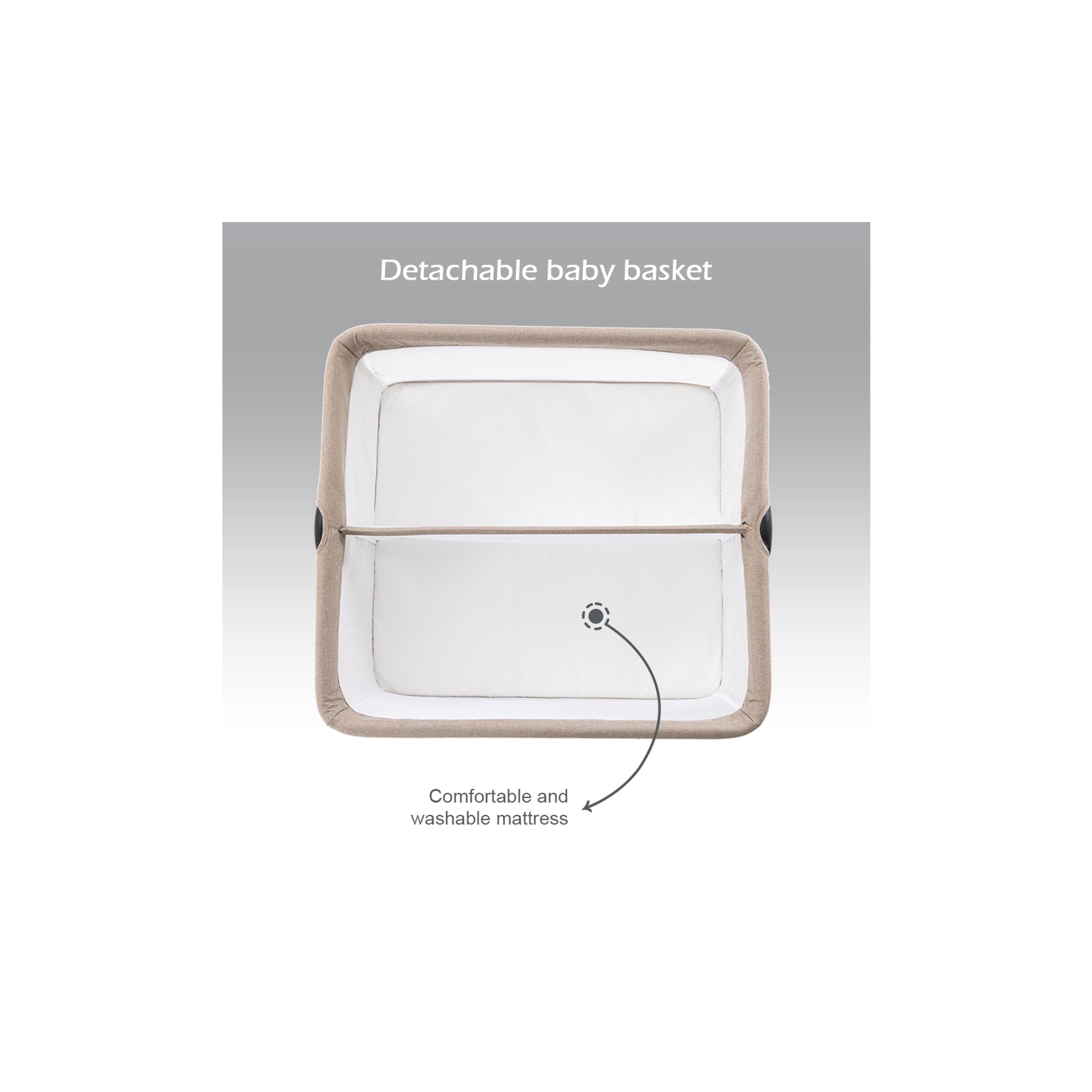 Teknum Fellow 2 Twin Bedside Crib Bassinet-baby-nursery-furniture-cribsandbeds-bassinets-image-8