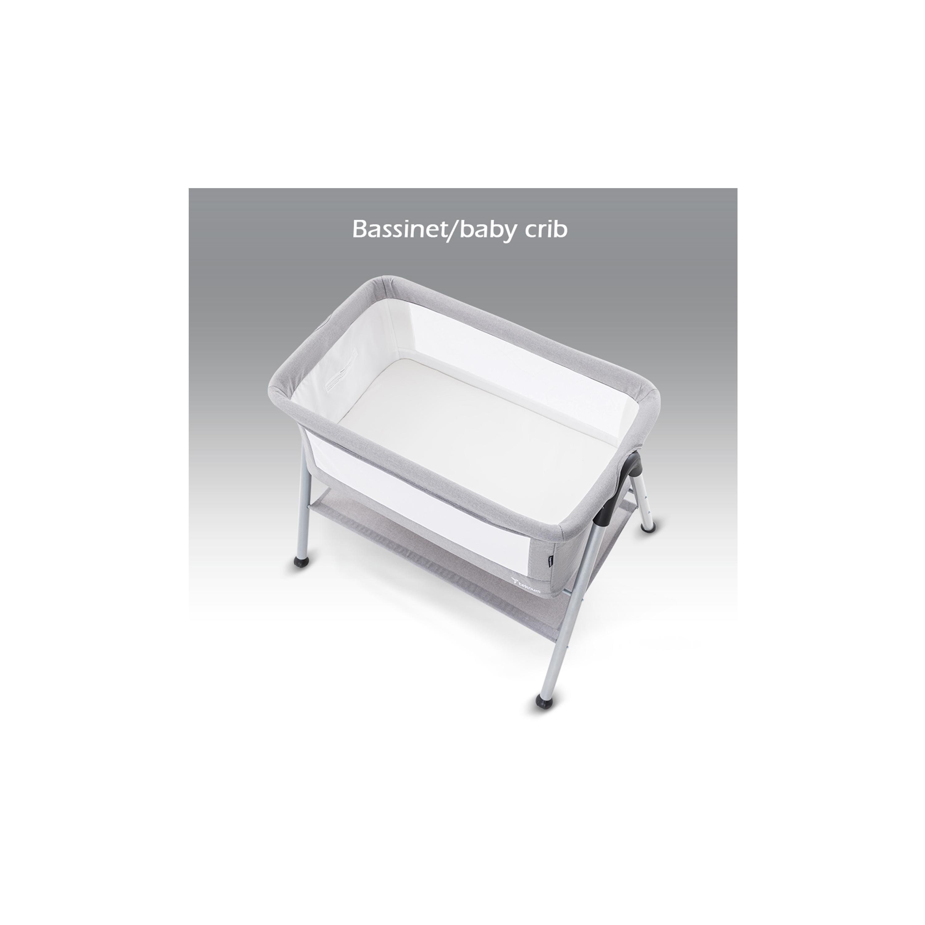 Teknum Sleepzen 2 Bedside Crib Bassinet-baby-nursery-furniture-cribsandbeds-bassinets-image-4