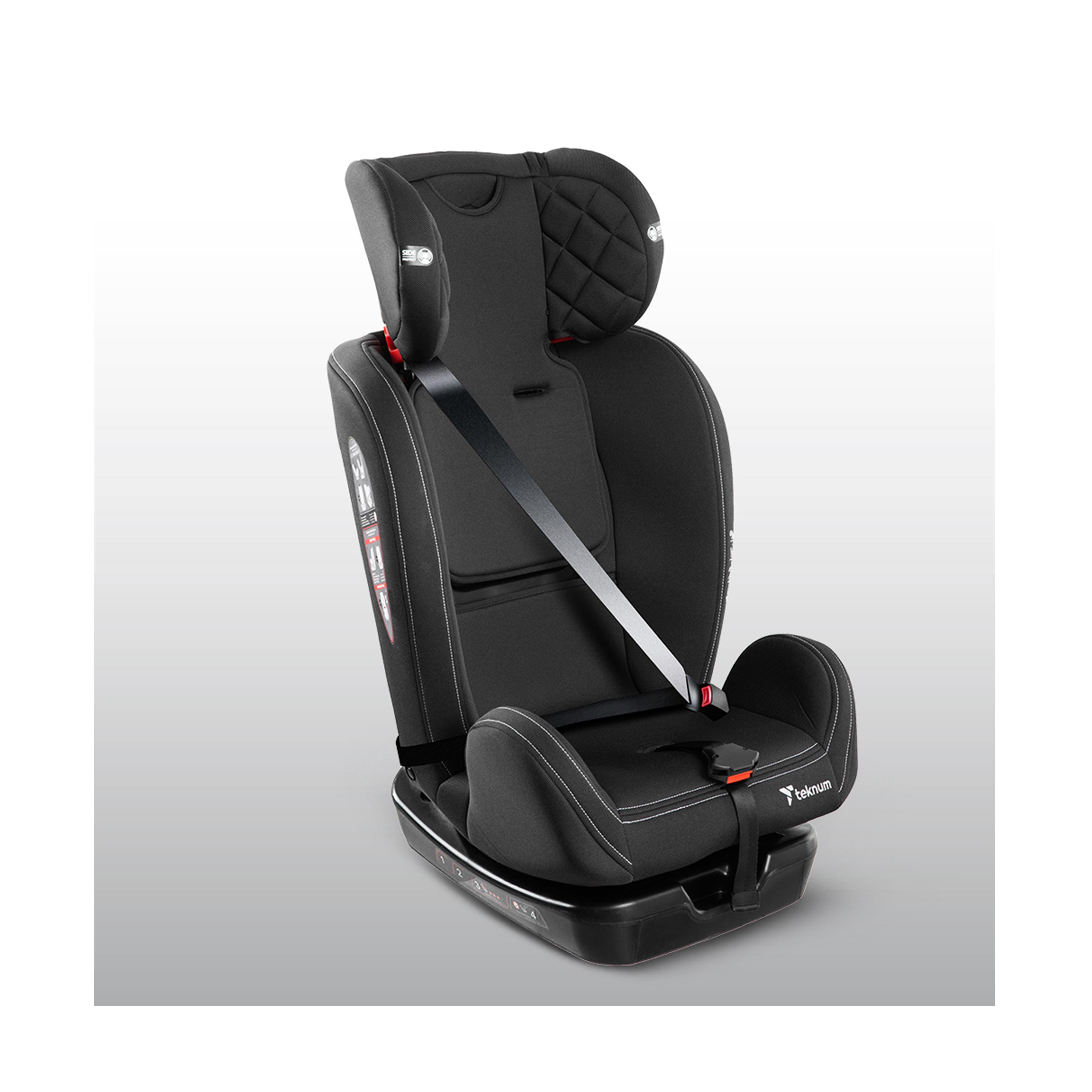 Teknum Evolve 2 Car Seat 0-12yrs - Black-baby-gear-carseats-image-11
