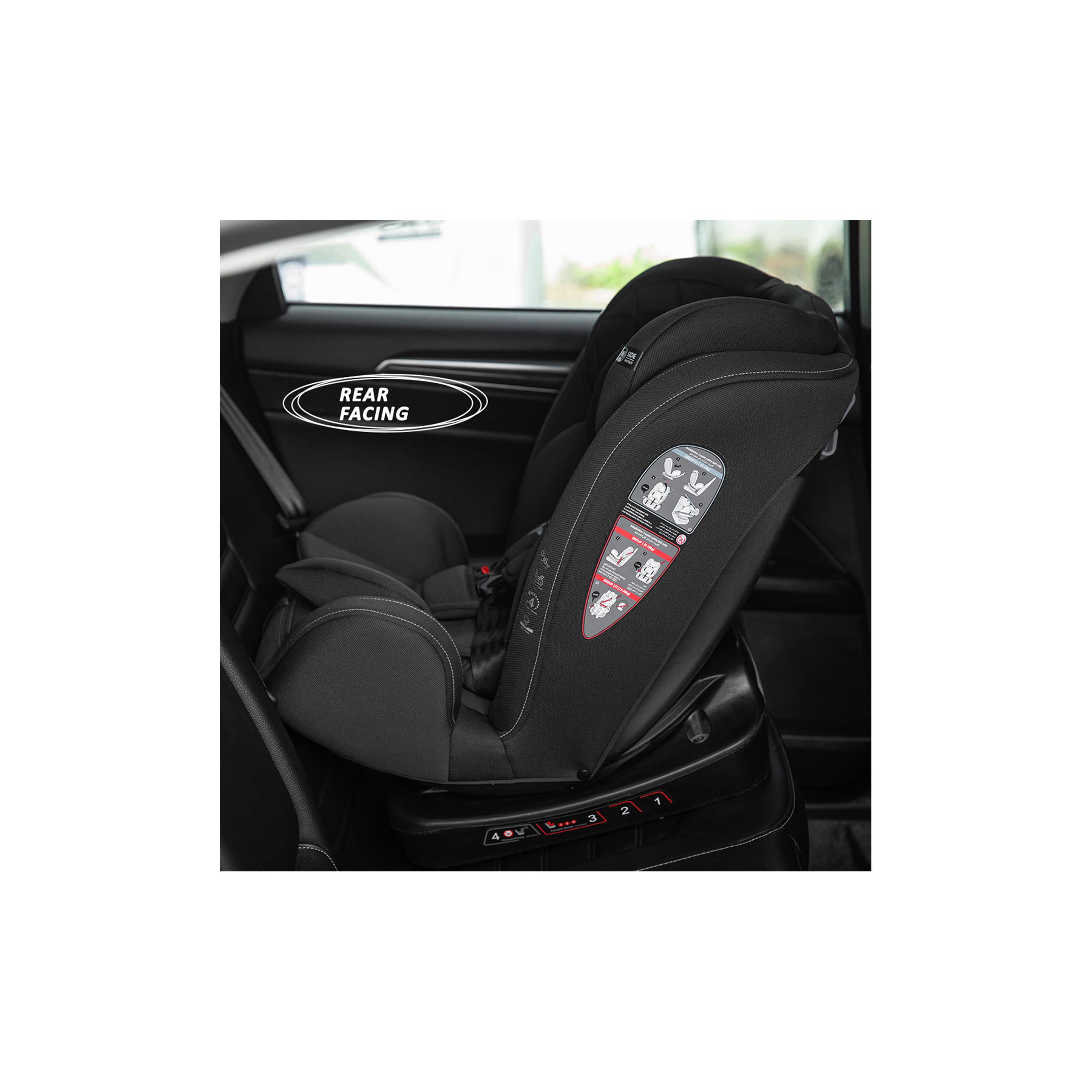 Teknum Evolve 2 Car Seat 0-12yrs - Black-baby-gear-carseats-image-12