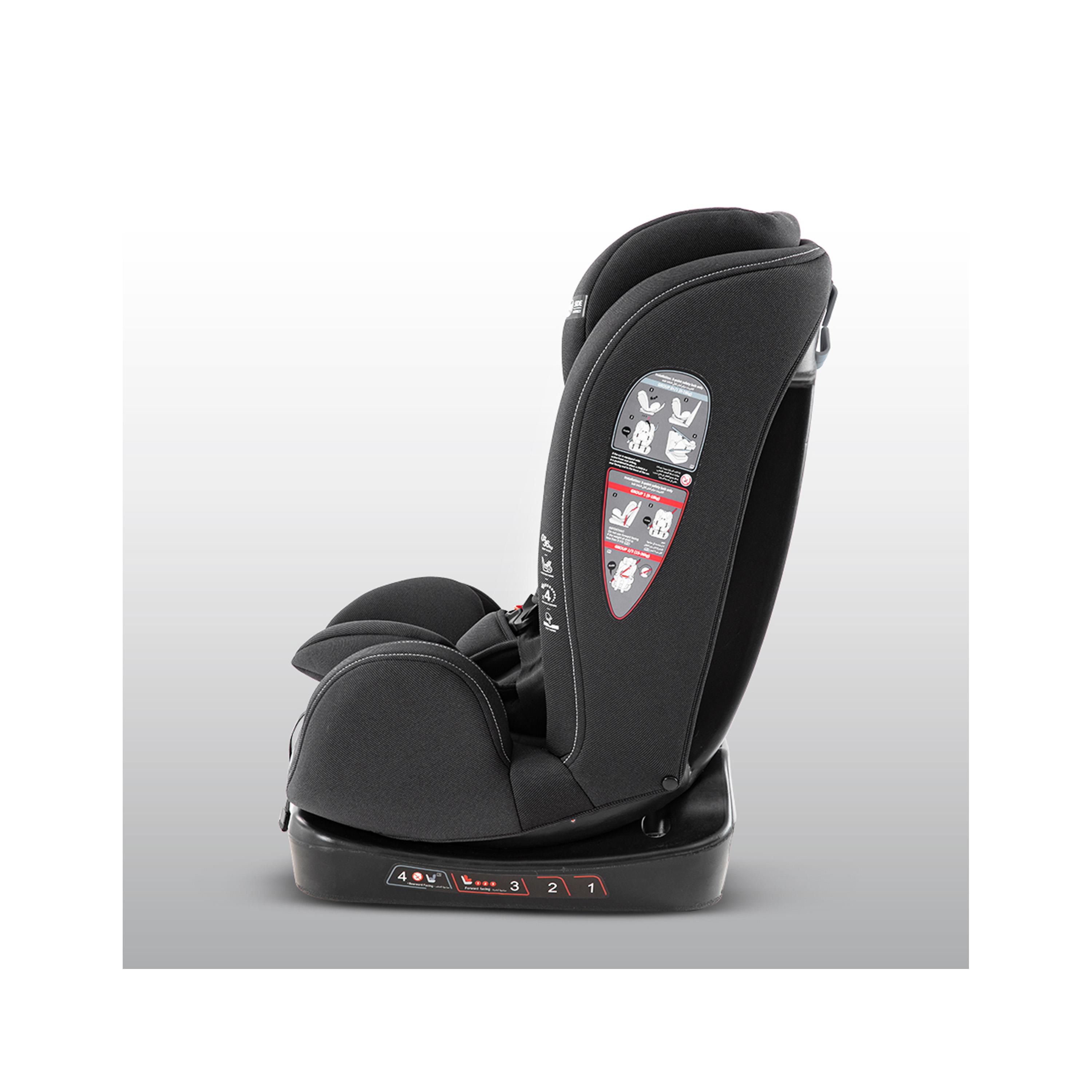 Teknum Evolve 2 Car Seat 0-12yrs - Black-baby-gear-carseats-image-3