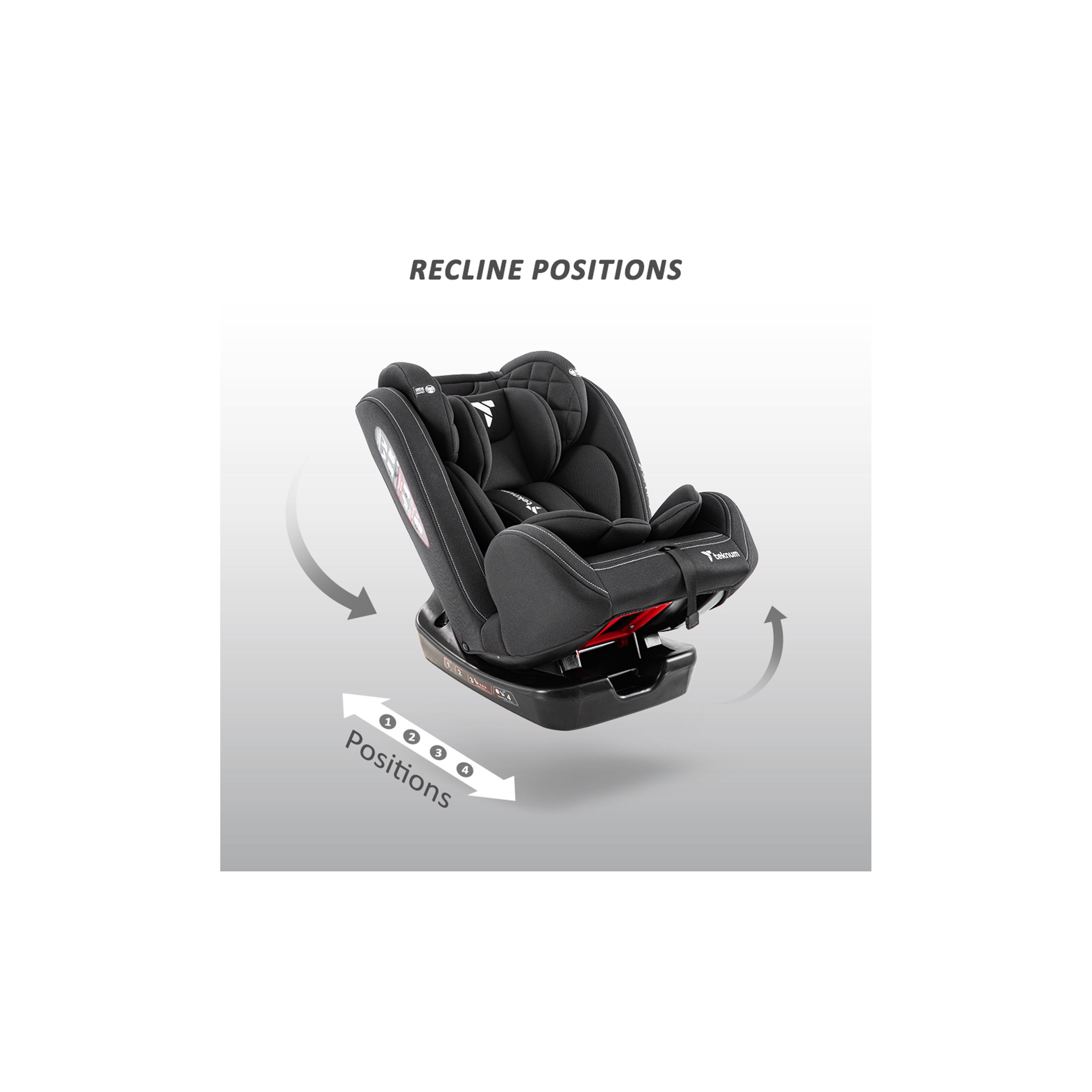Teknum Evolve 2 Car Seat 0-12yrs - Black-baby-gear-carseats-image-6