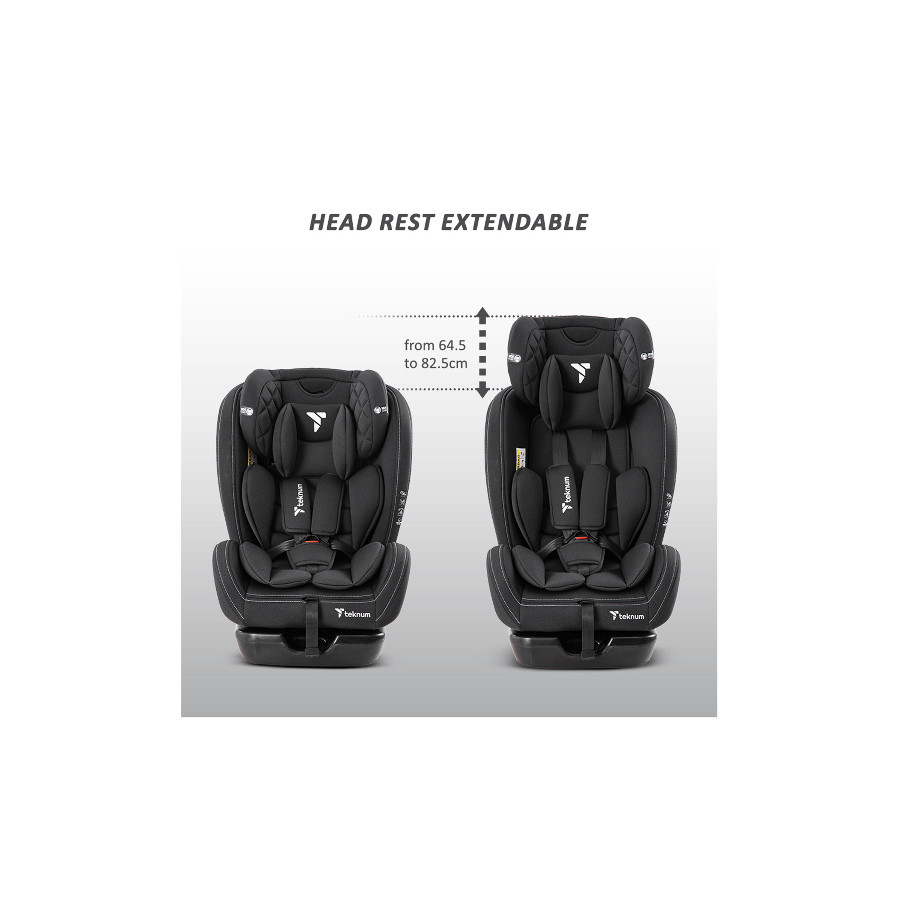 Teknum Evolve 2 Car Seat 0-12yrs - Black-baby-gear-carseats-image-8
