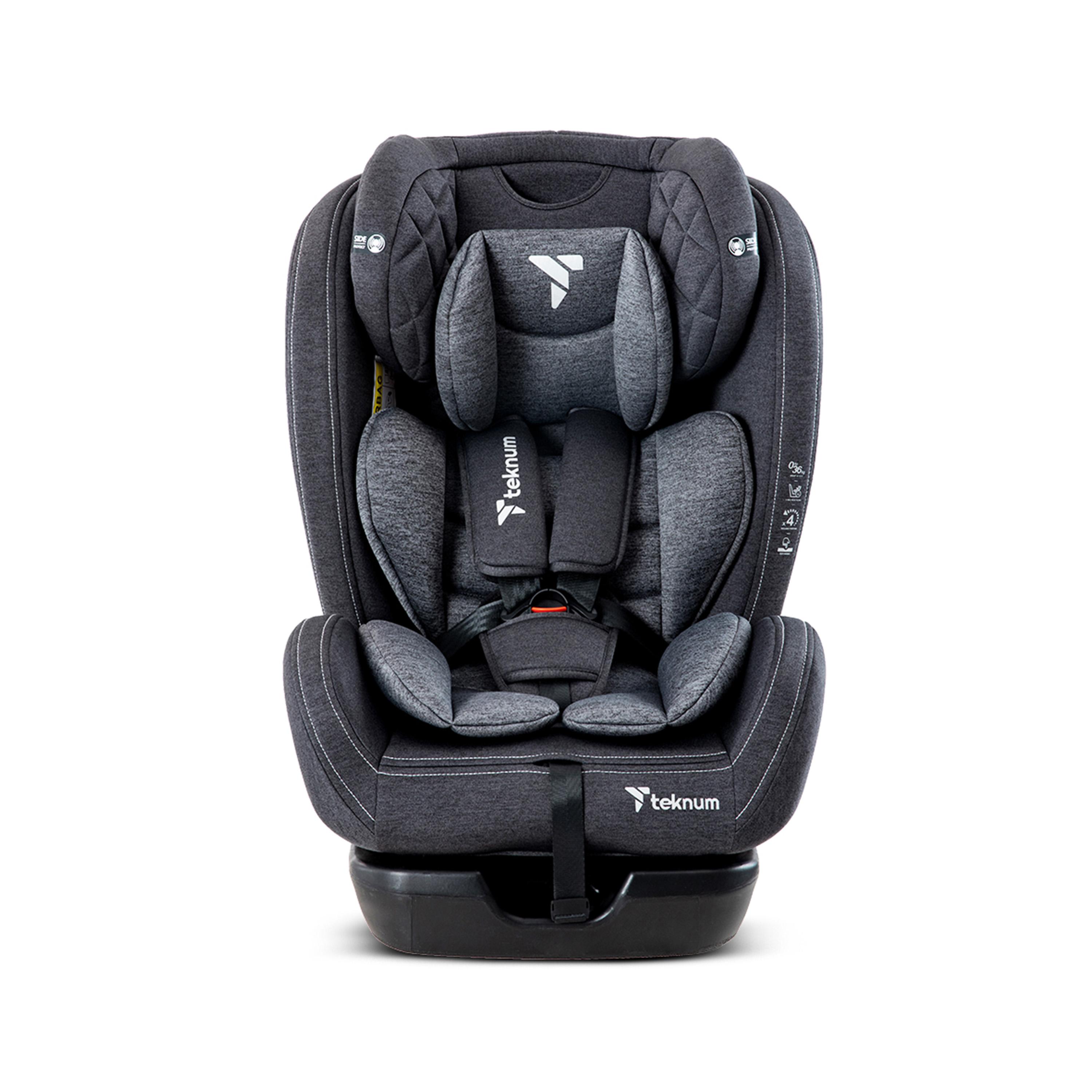 Teknum Evolve 2 Car Seat 0-12yrs - Dark Grey-baby-gear-carseats-image-1