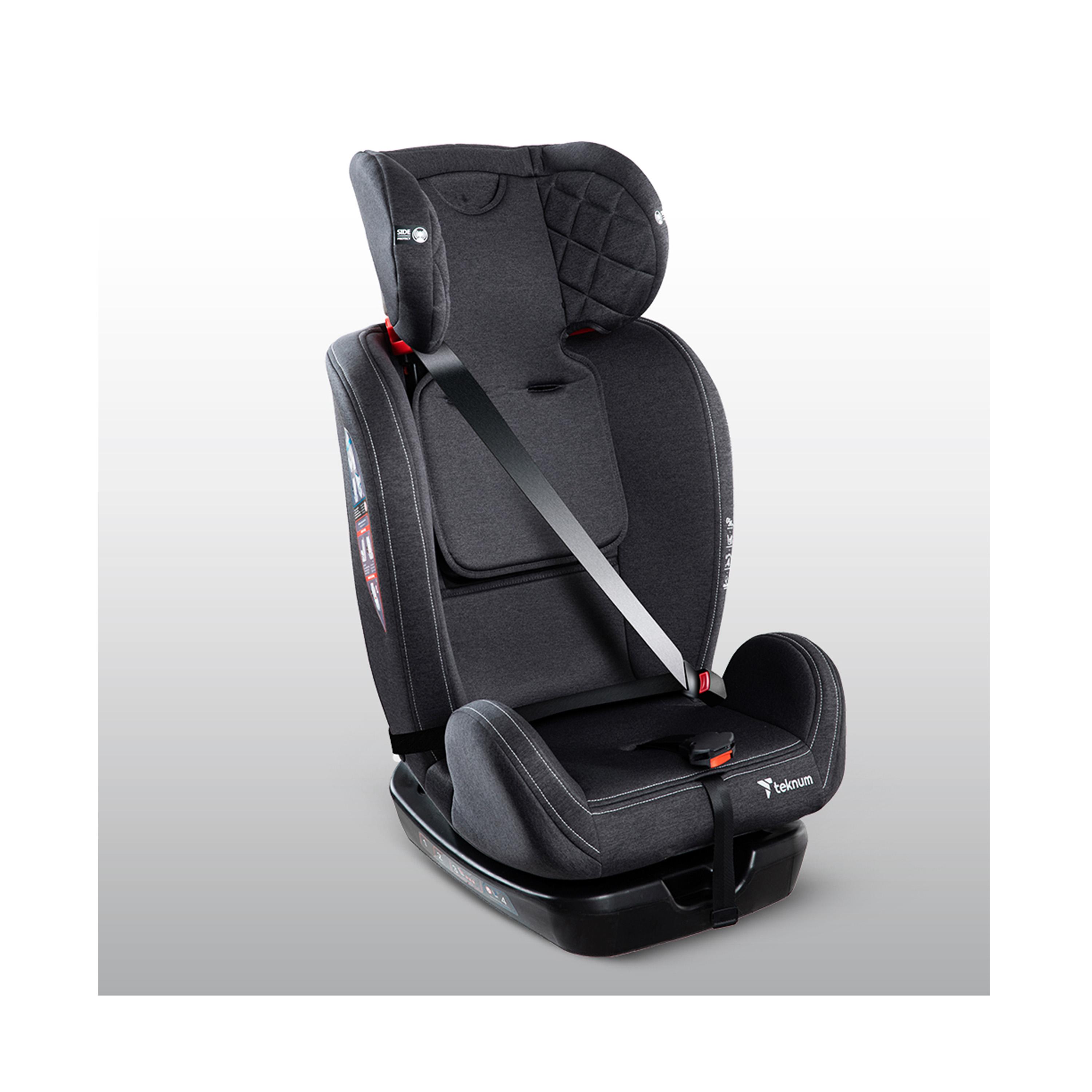 Teknum Evolve 2 Car Seat 0-12yrs - Dark Grey-baby-gear-carseats-image-11