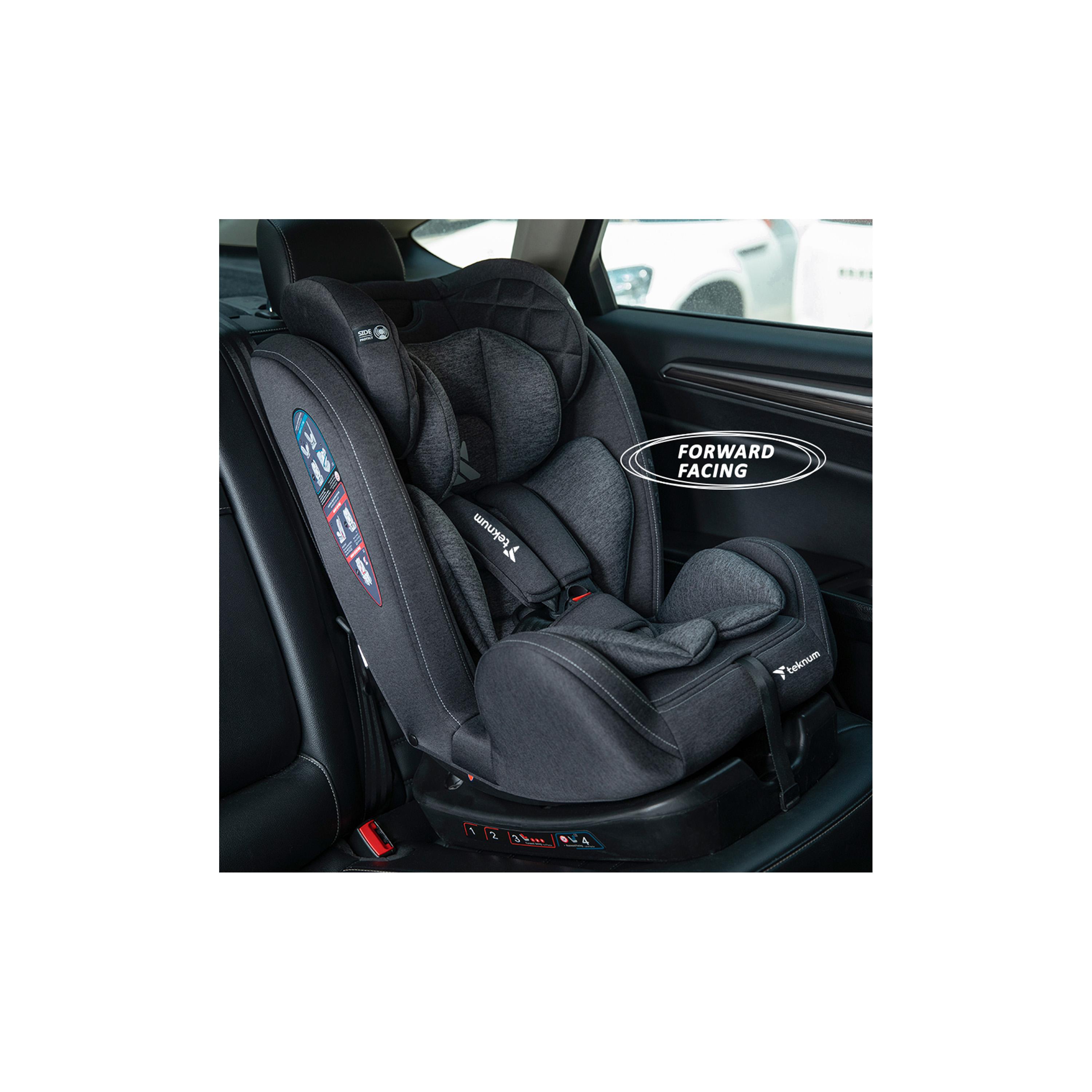 Teknum Evolve 2 Car Seat 0-12yrs - Dark Grey-baby-gear-carseats-image-13