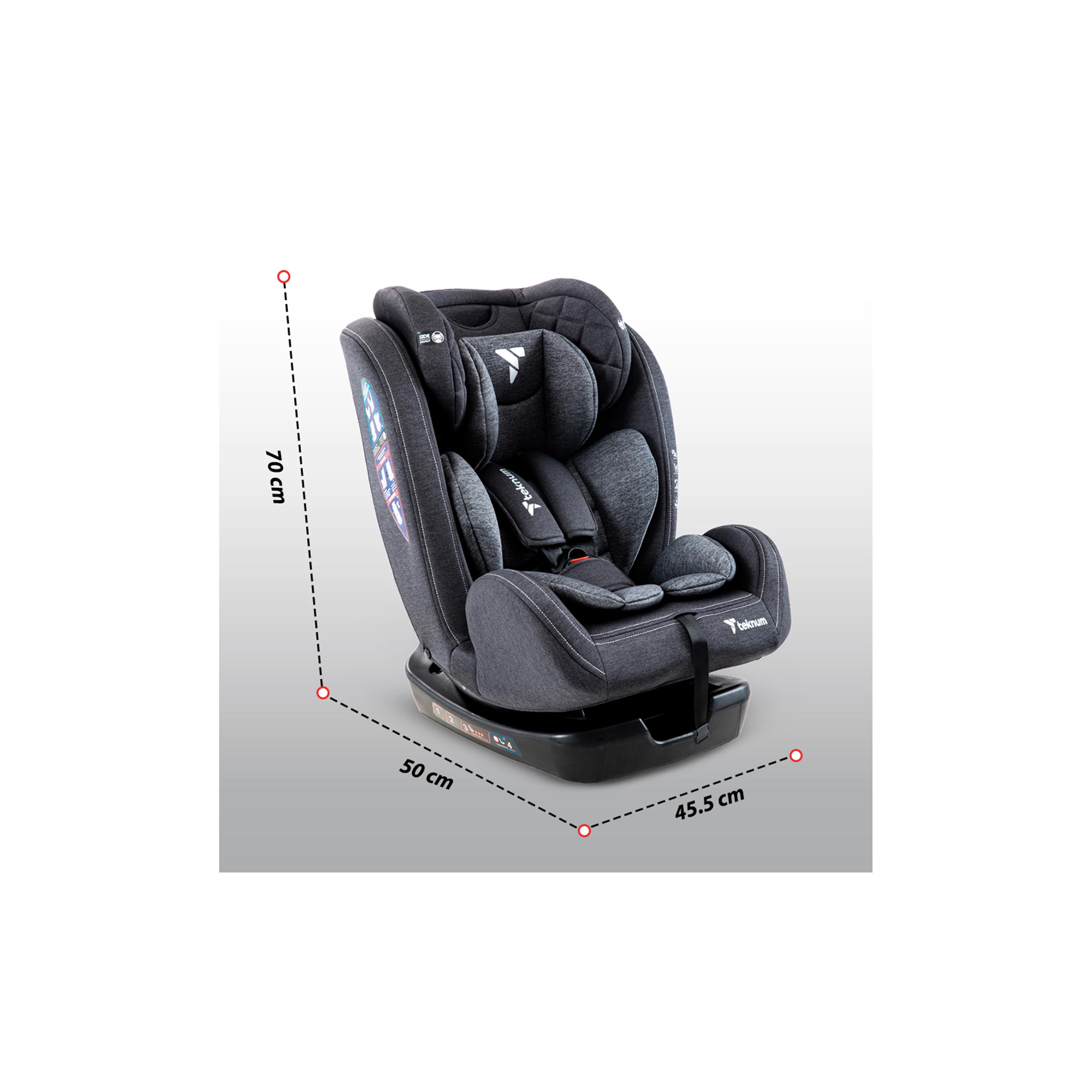 Teknum Evolve 2 Car Seat 0-12yrs - Dark Grey-baby-gear-carseats-image-15