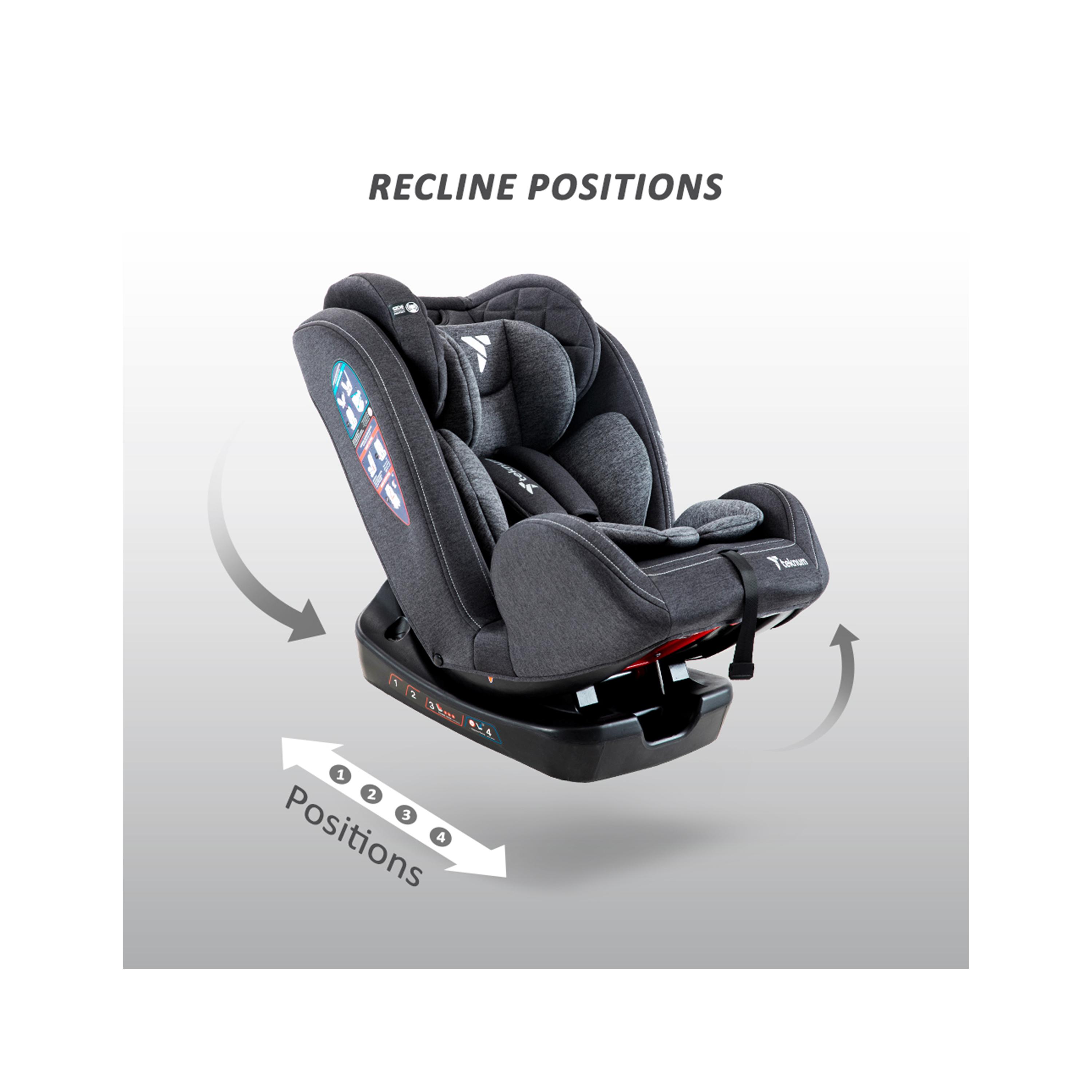 Teknum Evolve 2 Car Seat 0-12yrs - Dark Grey-baby-gear-carseats-image-6