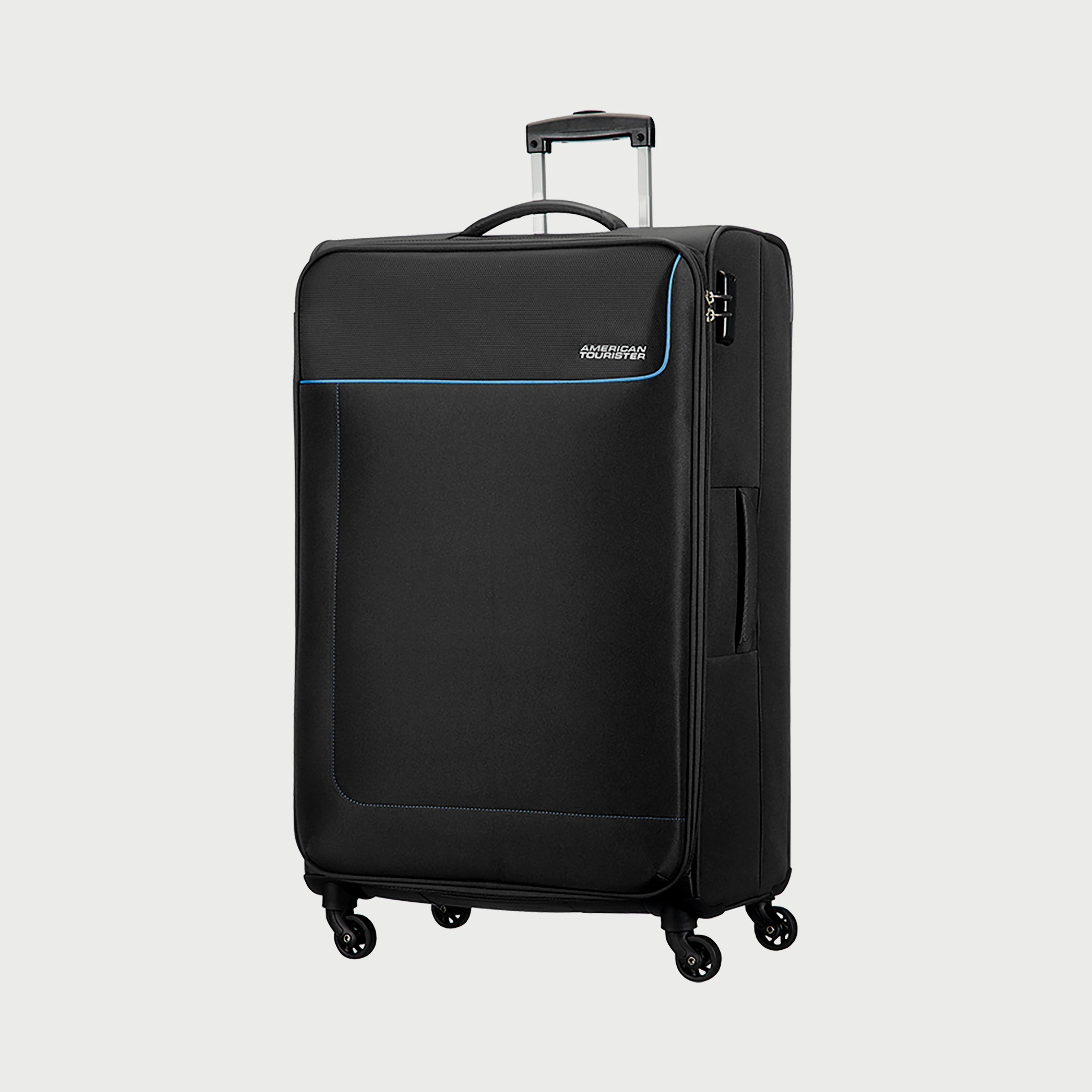 American Tourister (58/69/80CM) 3-Piece Set Jamaica Soft Small Cabin Luggage Travel Trolley Bag Black-travel-luggagesandbags-luggage-image-2
