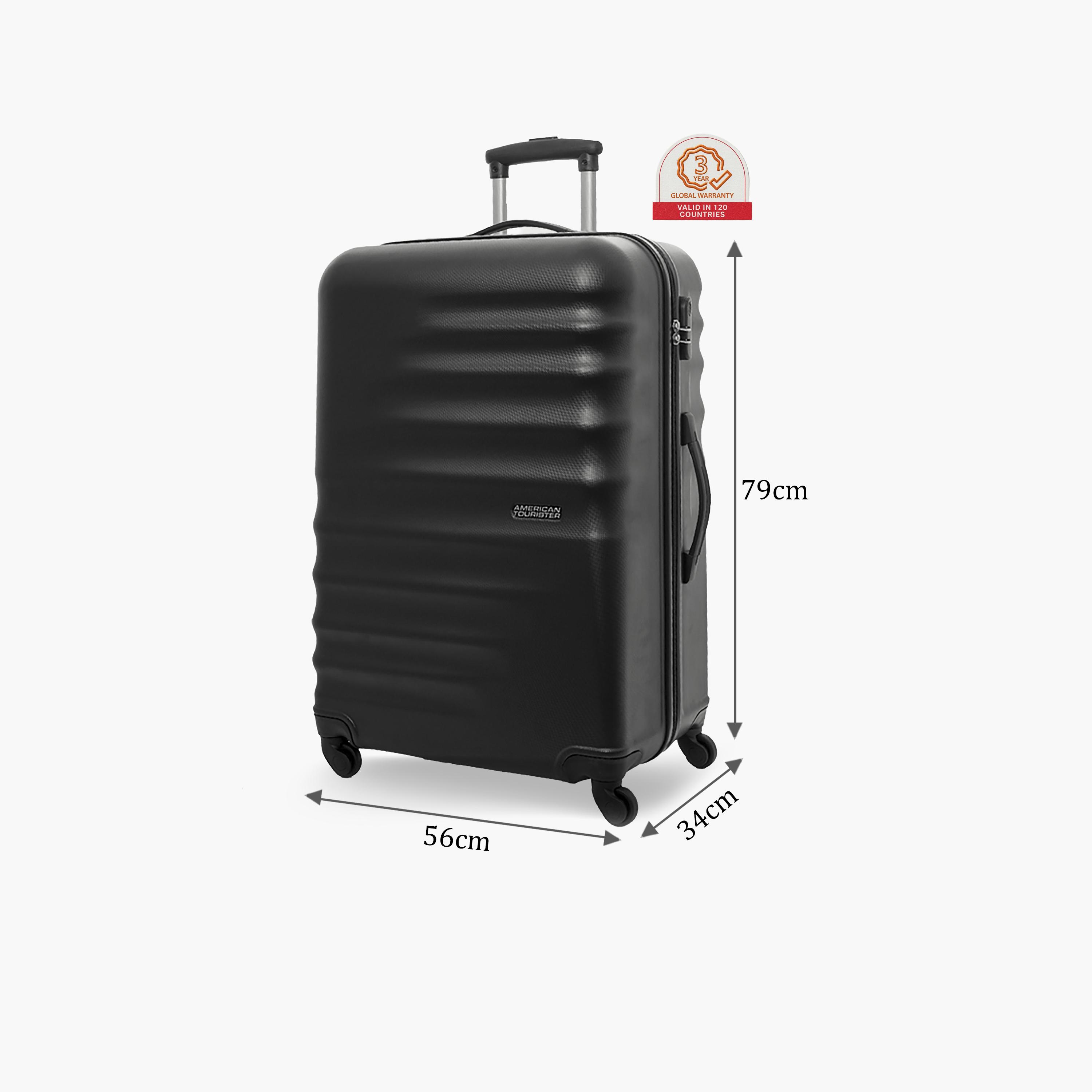 American Tourister Preston 77 CM Large Check-in Polypropylene Hardcase 4-Wheeler Spinner Trolley Bag with TSA Lock-travel-luggagesandbags-luggage-image-2