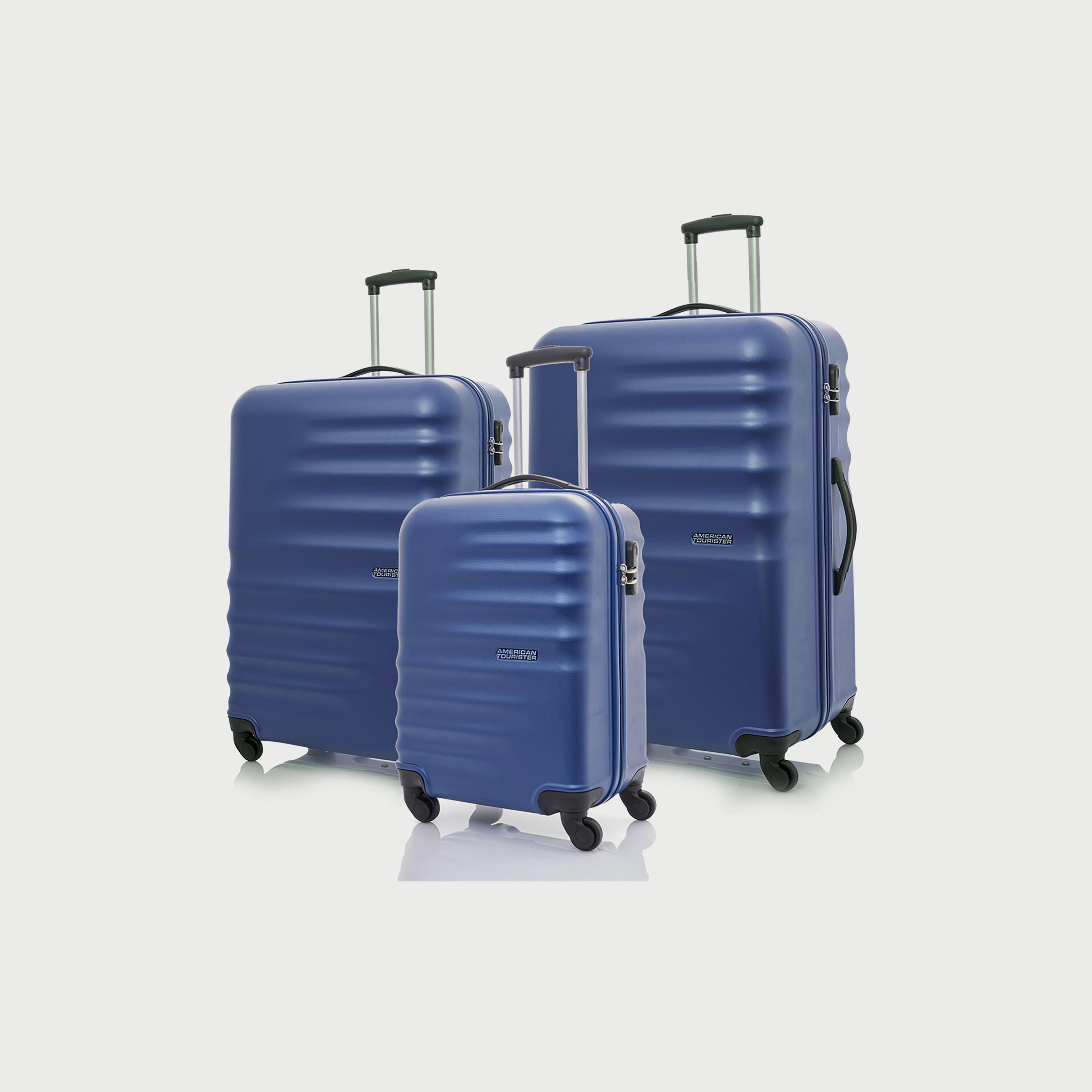 American Tourister Set of 3 Textured Hardcase Trolley Bag with Retractable Handle-travel-luggagesandbags-luggage-image-1