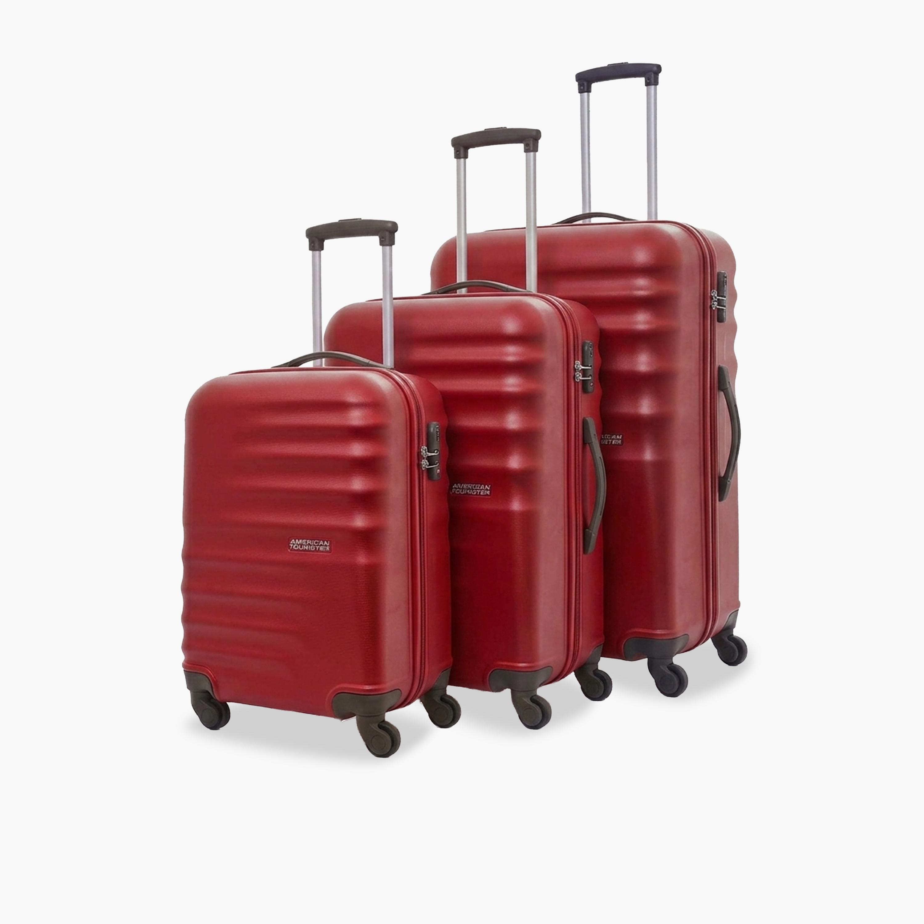 American Tourister Preston (55/67/77 CM) 3-Piece Set Polypropylene Hardcase 4-Wheeler Spinner Suitcases-travel-luggagesandbags-luggage-image-1