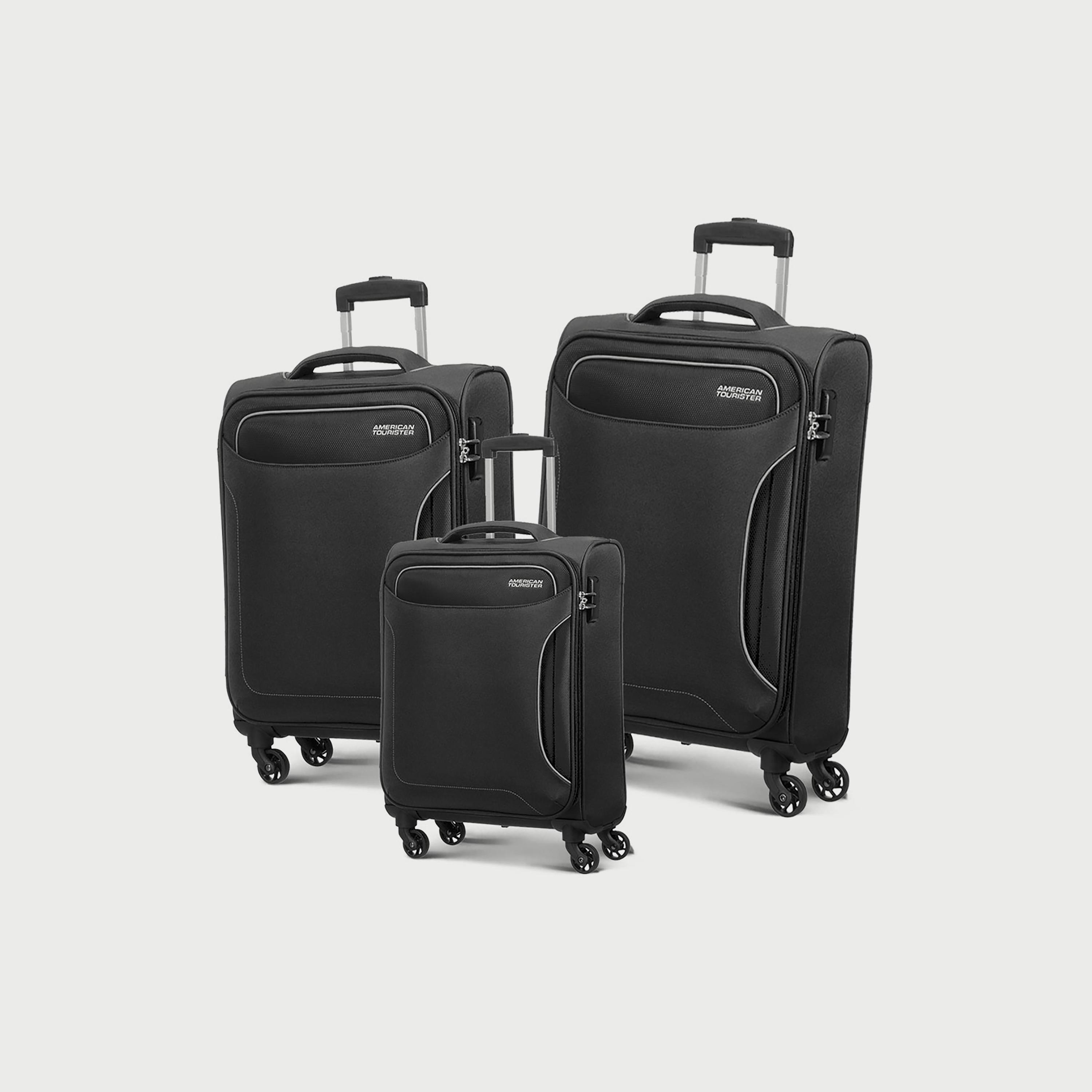 American Tourister Set of 3 Textured Softcase Trolley Bag with Retractable Handle-travel-luggagesandbags-luggage-image-1