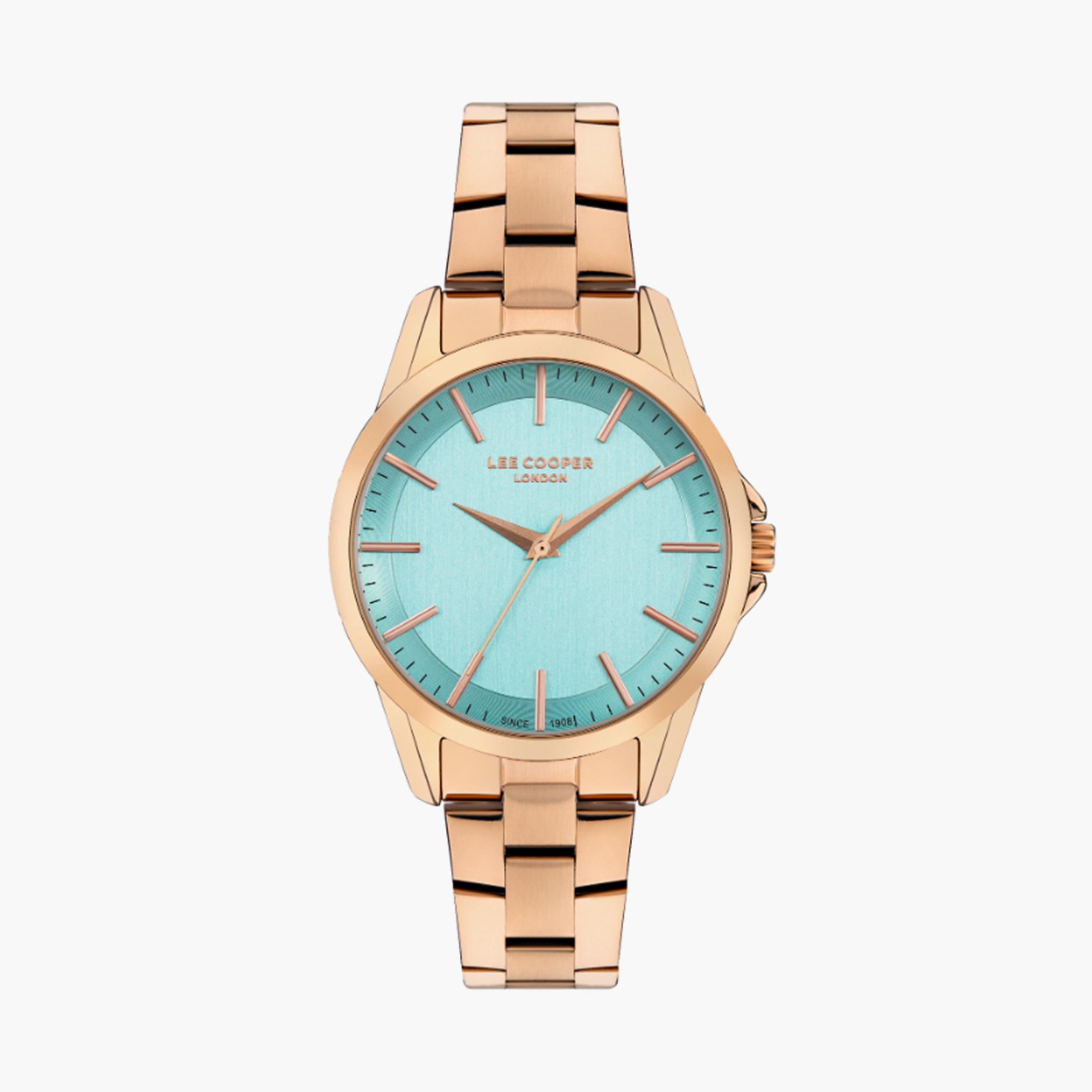 لي كوبر- ساعة  للنساء 34 مم  ذهبية تناظرية معدنية | LC07923.490-women-watchesandjewellery-watches-image-1