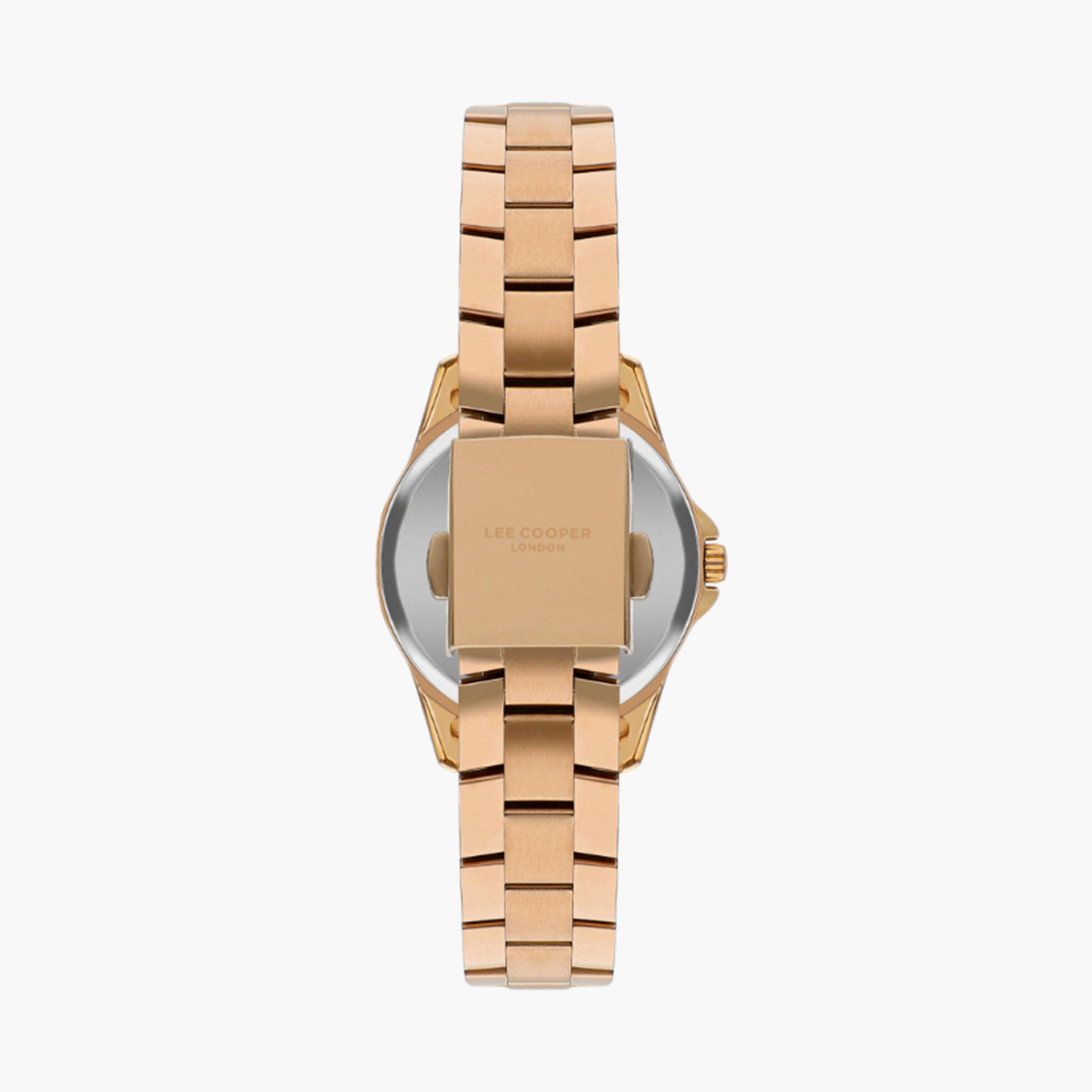 لي كوبر- ساعة  للنساء 34 مم  ذهبية تناظرية معدنية | LC07923.490-women-watchesandjewellery-watches-image-3
