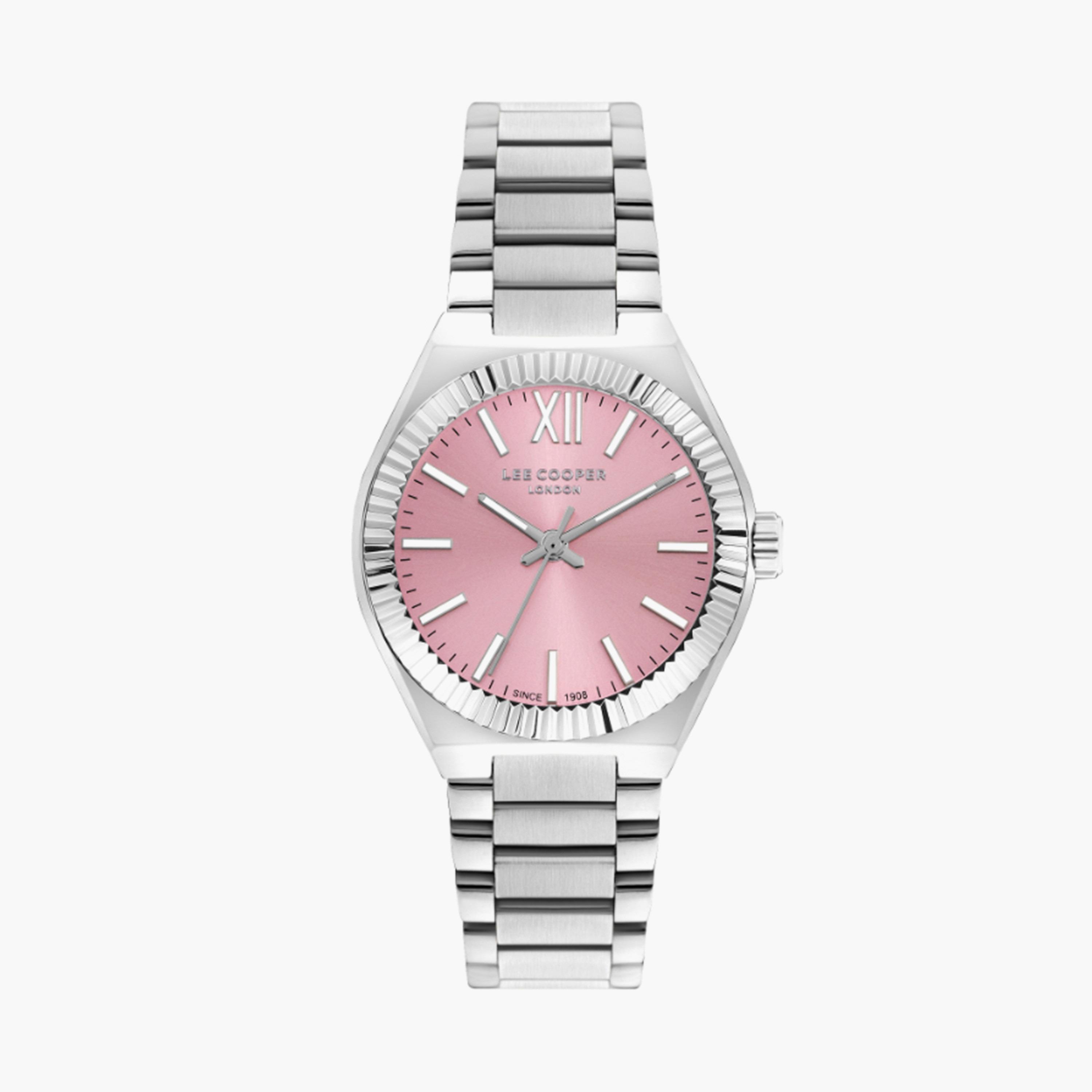 لي كوبر- ساعة  للنساء 33 مم  فضية تناظرية معدنية | LC07970.340-women-watchesandjewellery-watches-image-1