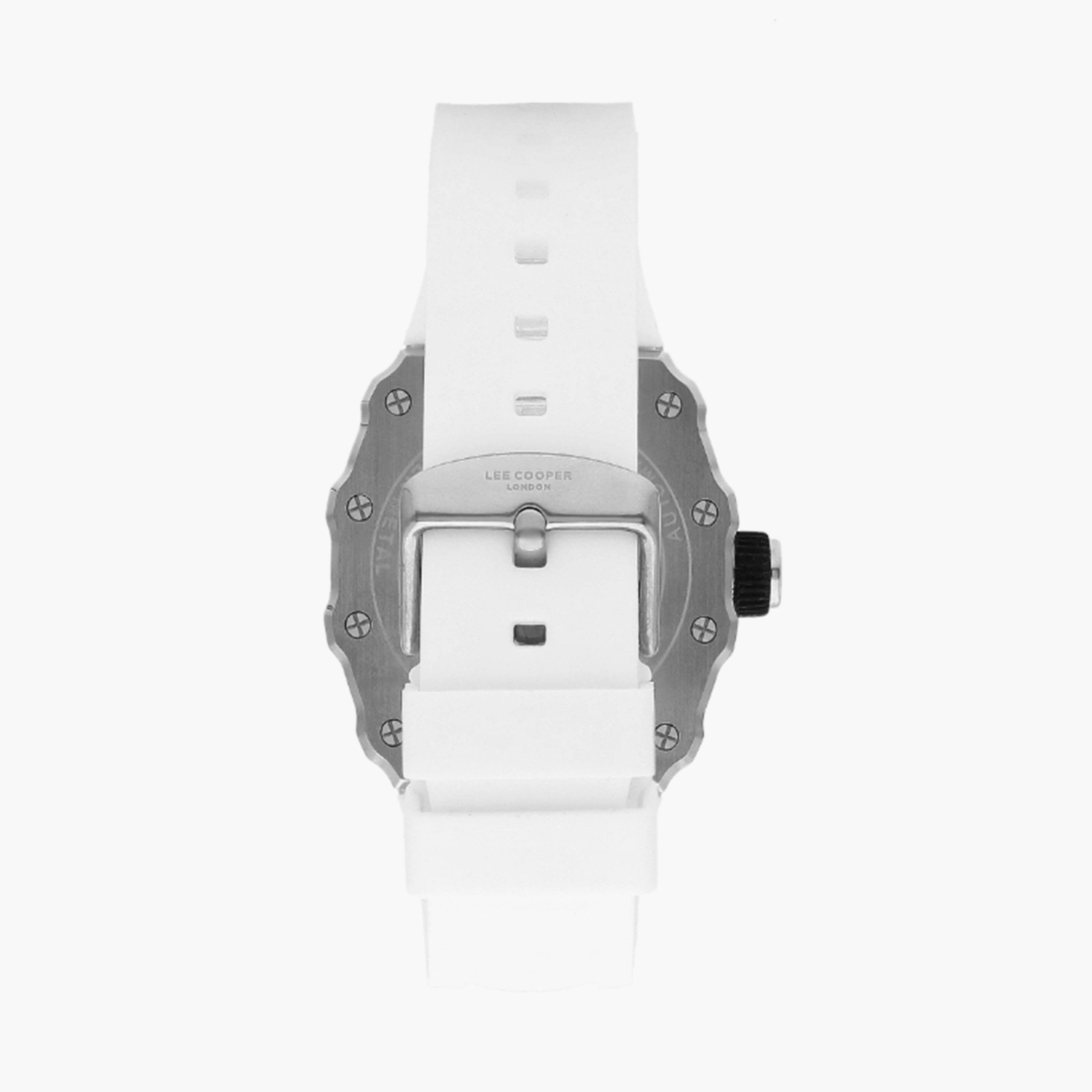 لي كوبر- ساعة  للرجال 45 مم  بيضاء بسوار سيليكون أوتوماتيكية | LC07980.333-men-watchesandjewellery-watches-image-3