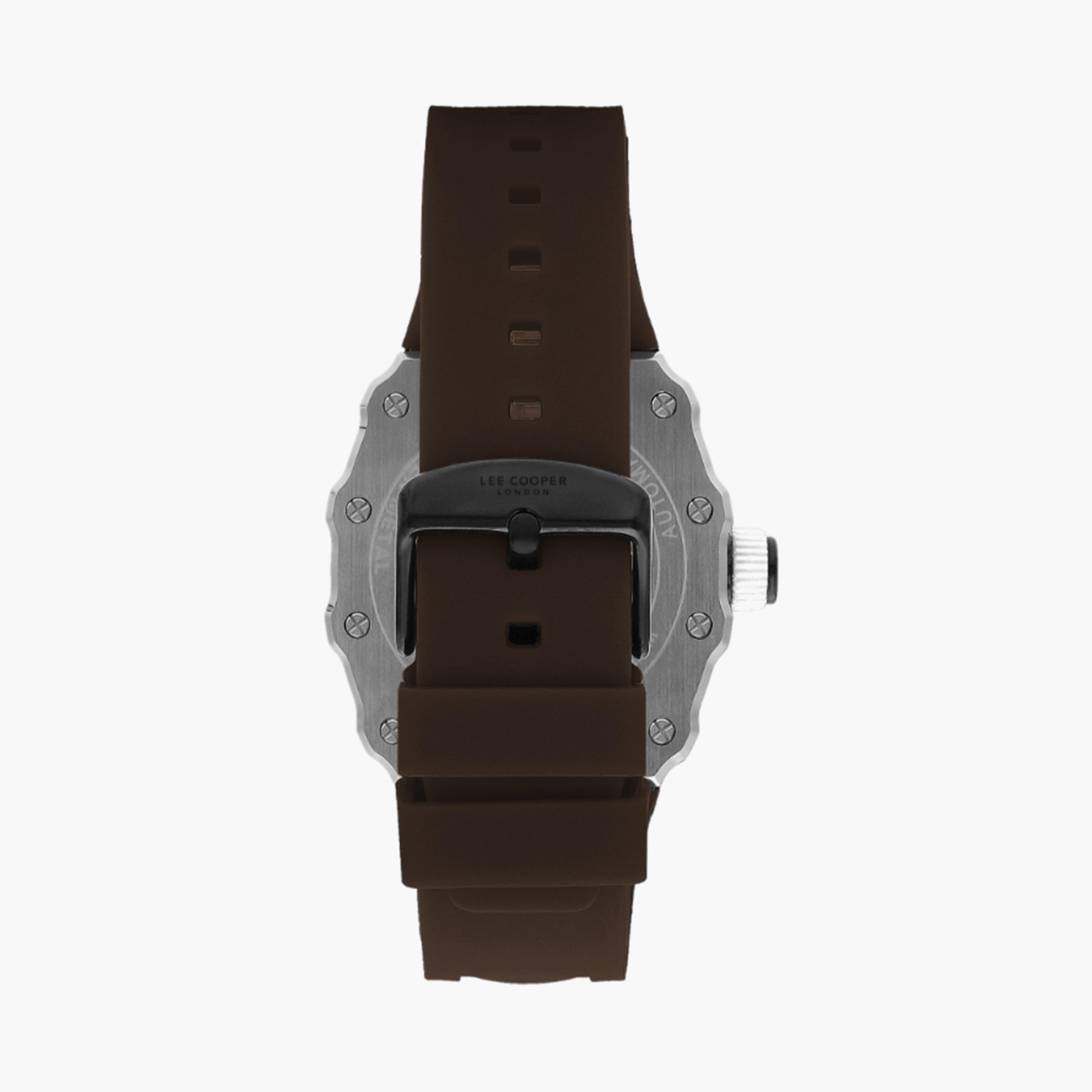 لي كوبر- ساعة  للرجال 45 مم  بسوار سيليكون بني أوتوماتيكية | LC07980.066-men-watchesandjewellery-watches-image-3