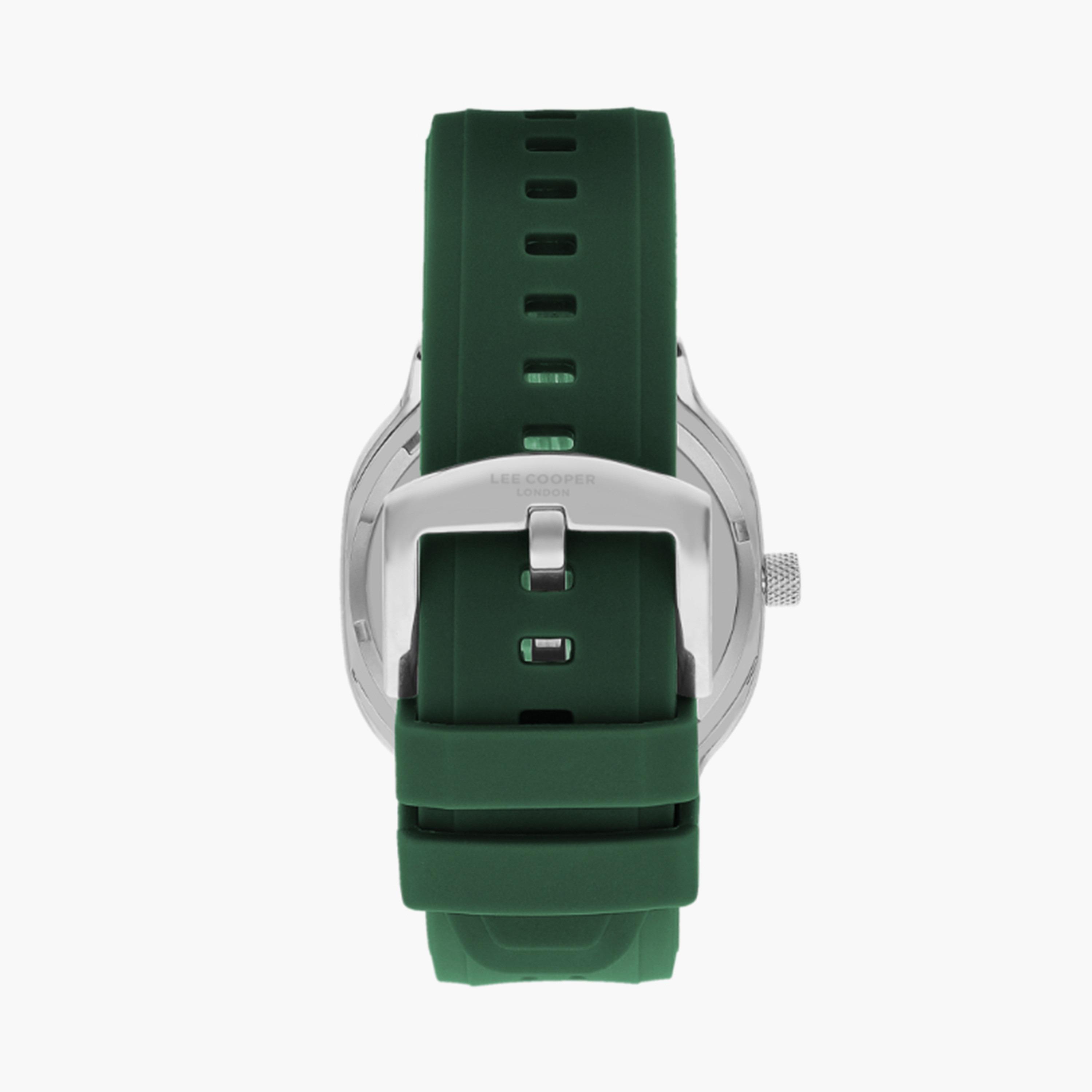 Lee Cooper Men's 44MM Green Analog Silicone Strap Watch | LC07973.377-men-watchesandjewellery-watches-image-3