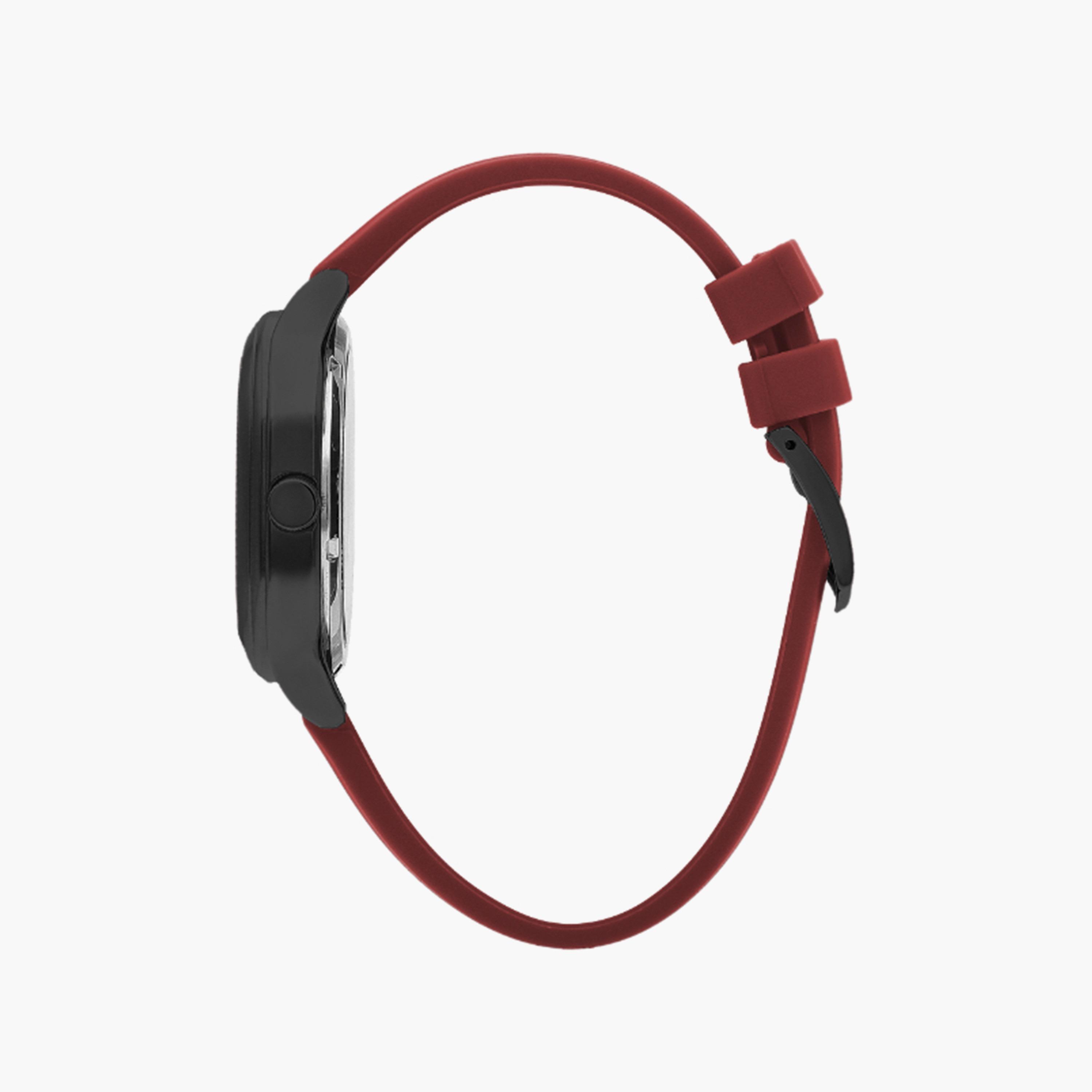 Lee Cooper Men's 44MM Red Analog Silicone Strap Watch | LC07973.658-men-watchesandjewellery-watches-image-2