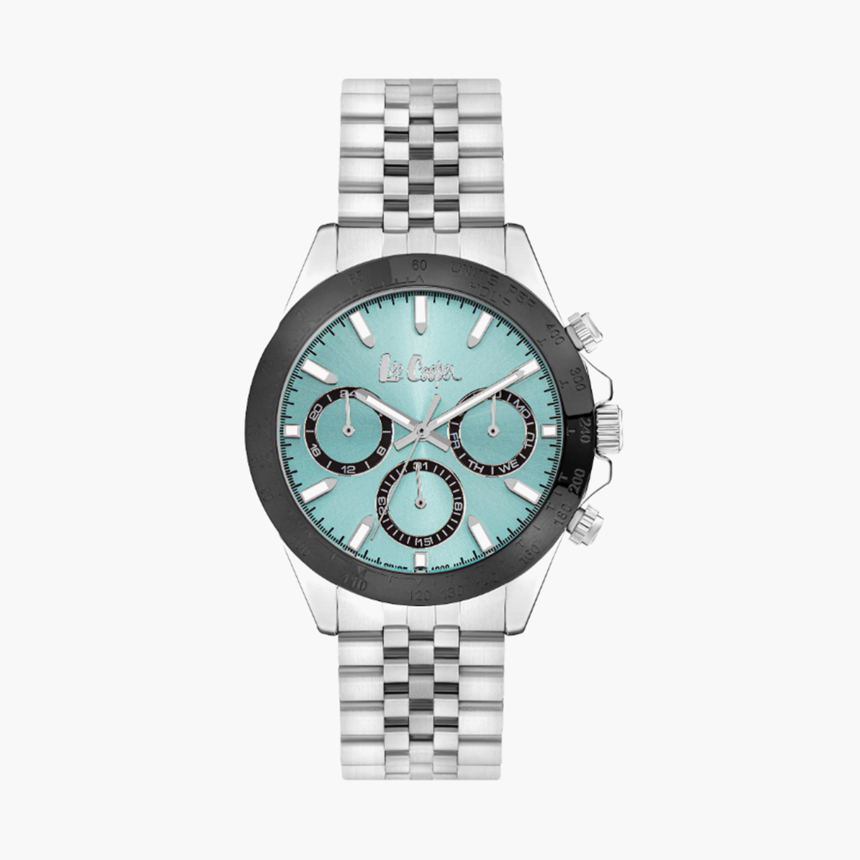Lee Cooper Men's 43MM Silver Chronograph Metal Watch | LC07963.300-men-watchesandjewellery-watches-image-1