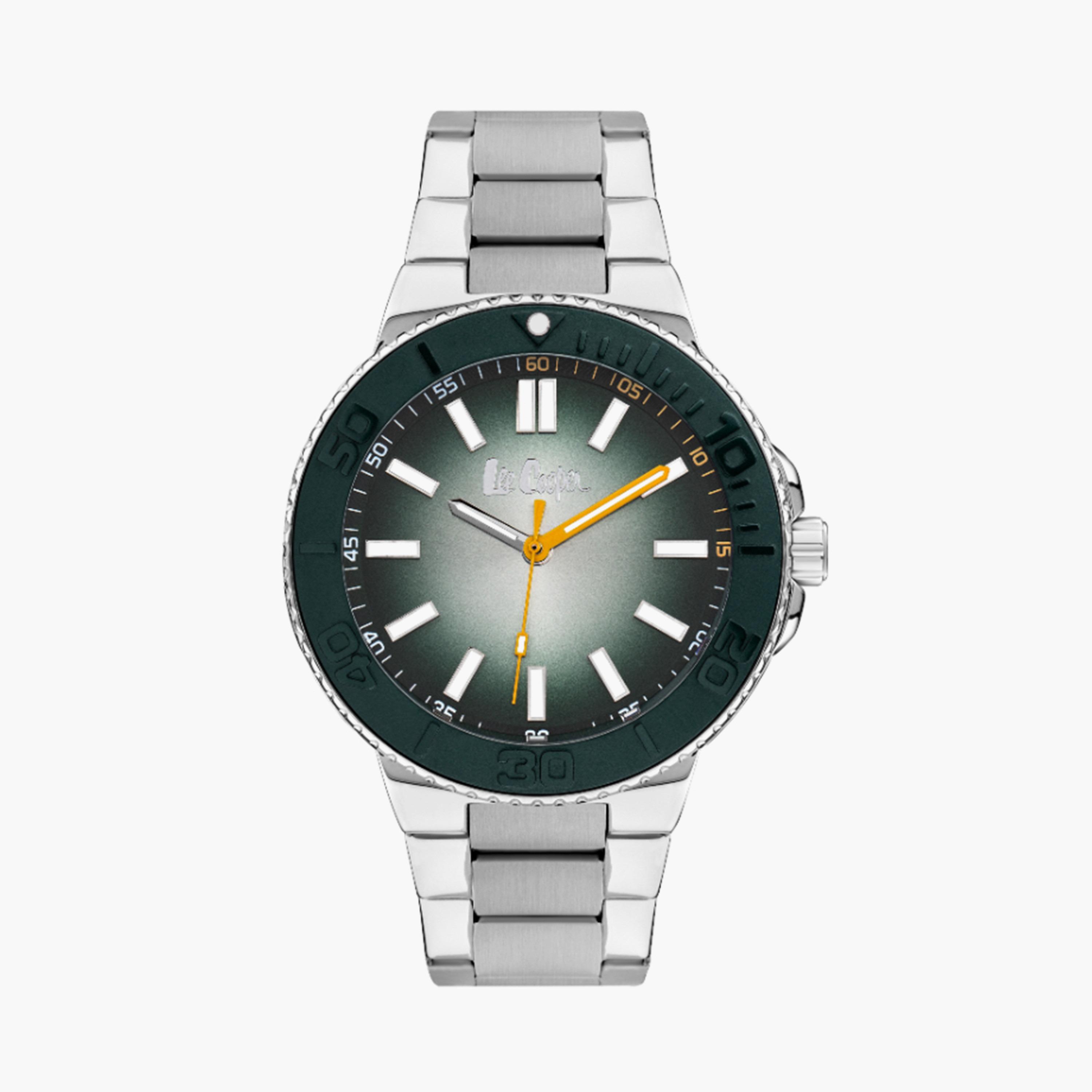 لي كوبر- ساعة  للرجال 44 مم  فضية تناظرية معدنية | LC07945.360-men-watchesandjewellery-watches-image-1
