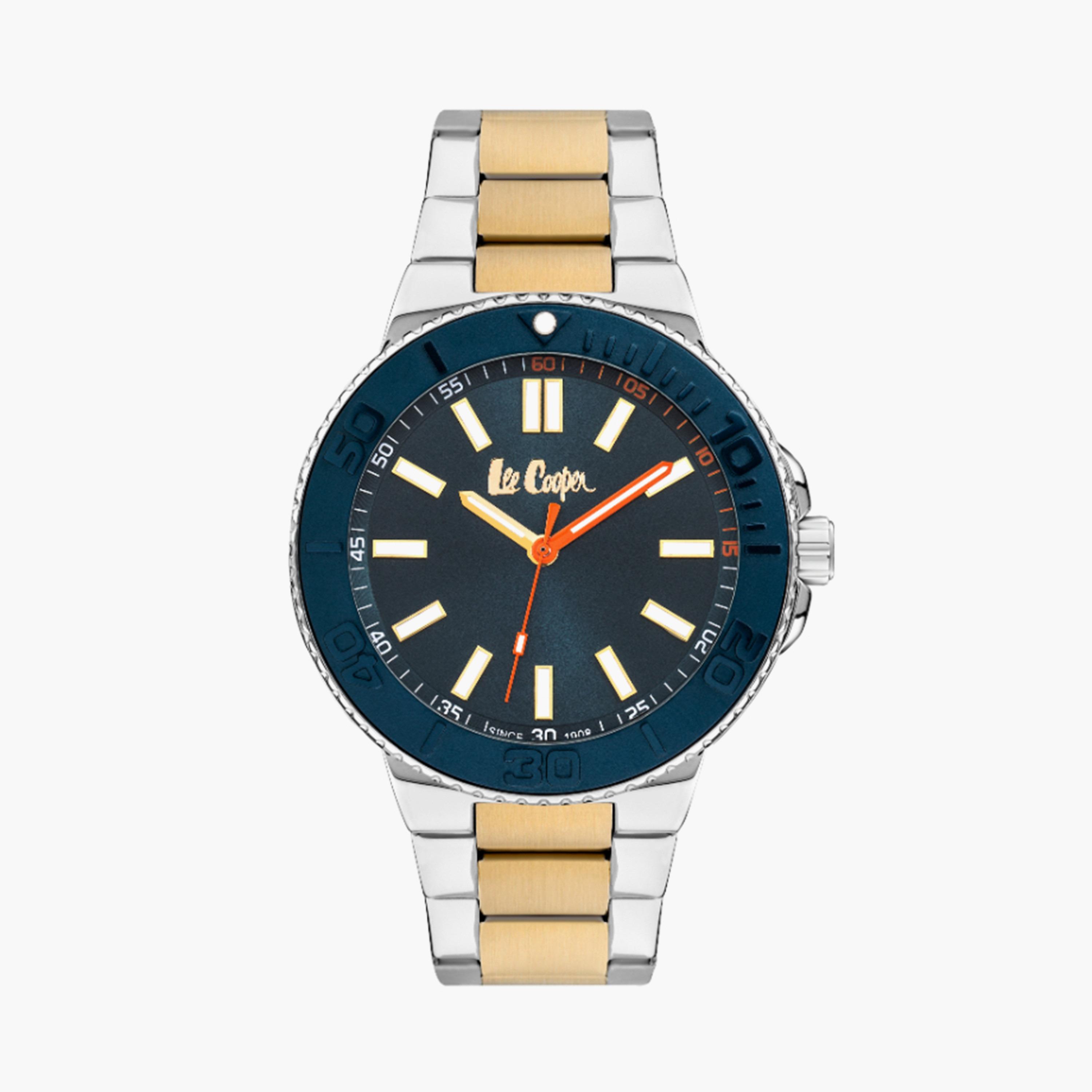 لي كوبر- ساعة  للرجال 44 مم  تناظرية معدنية بلونين | LC07945.270-men-watchesandjewellery-watches-image-1