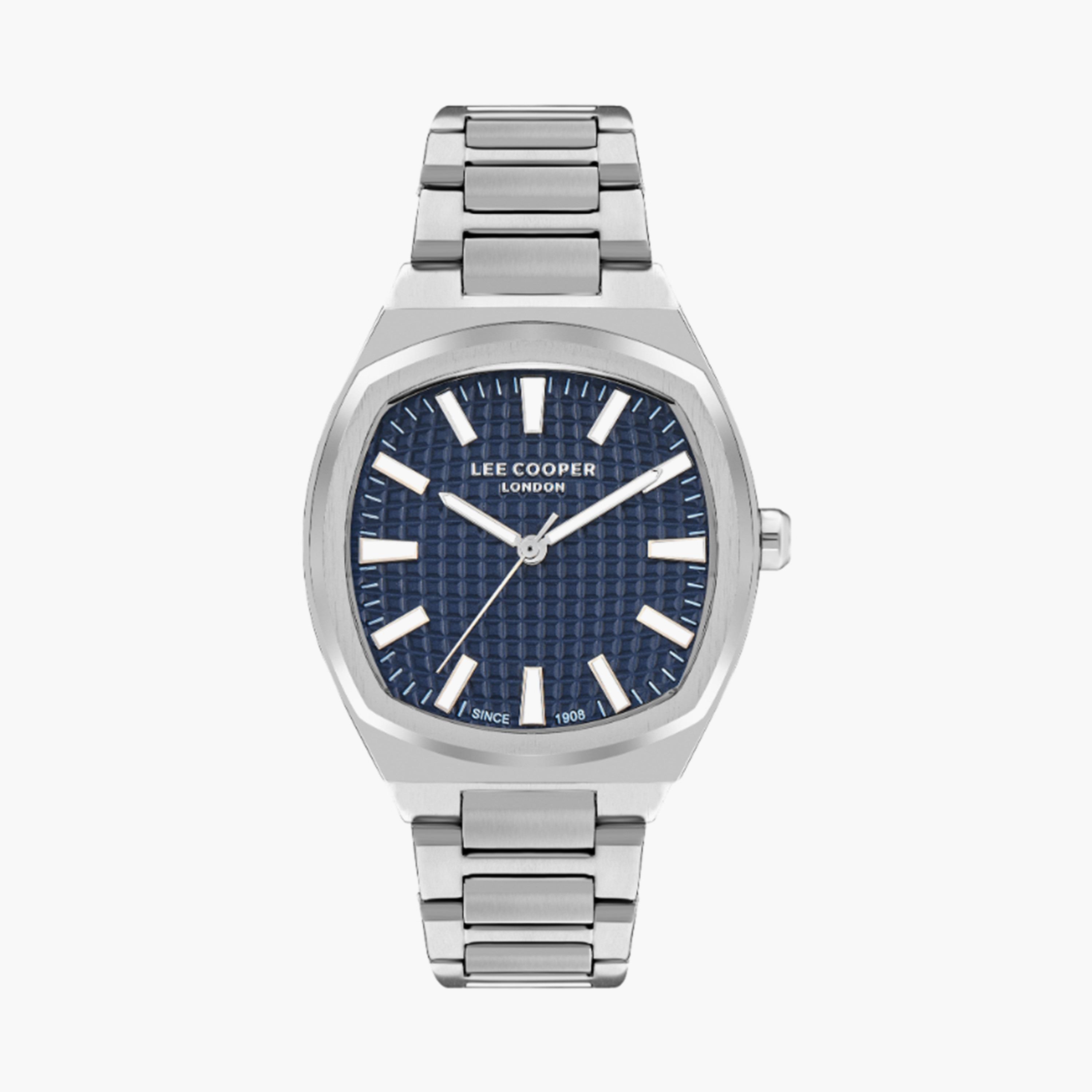 لي كوبر- ساعة  للرجال 42 مم  فضية تناظرية معدنية | LC07984.390-men-watchesandjewellery-watches-image-1