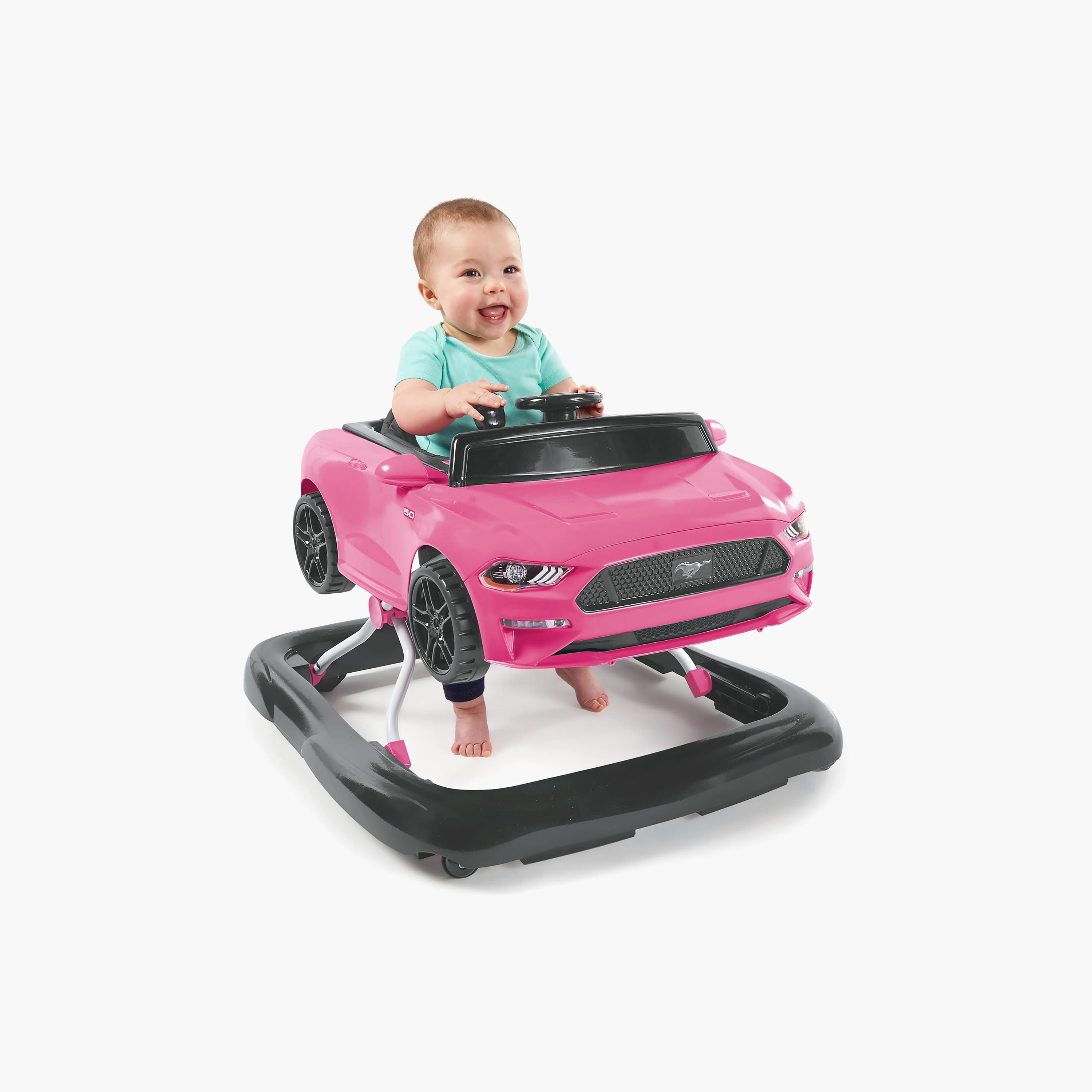 Bright Starts Ford Mustang 4-In-1 Activity Walker - Pink-baby-infantactivity-walkers-image-3