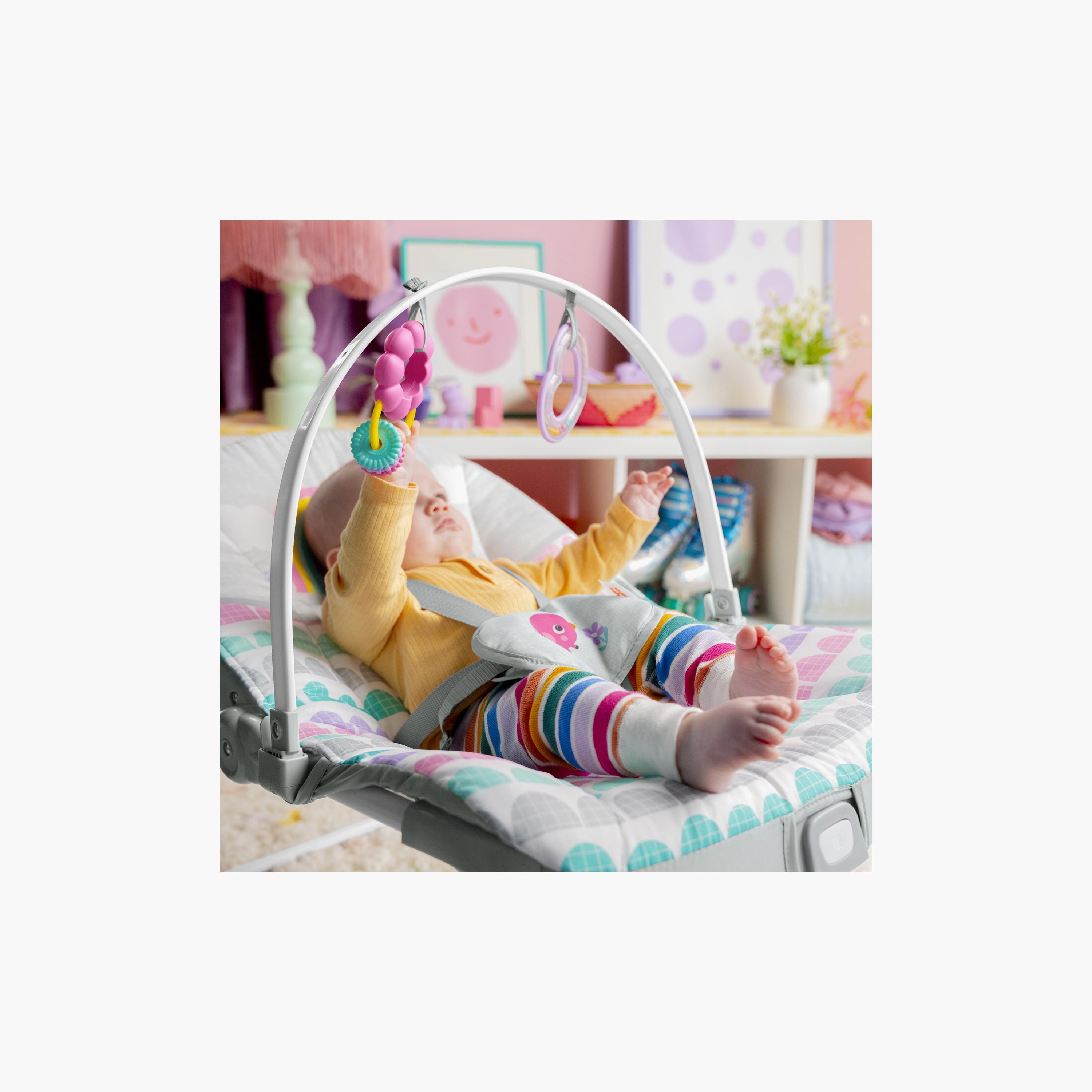 Bright Starts Rosy Rainbow Rocker with Vibrations-baby-infantactivity-rockers-image-3