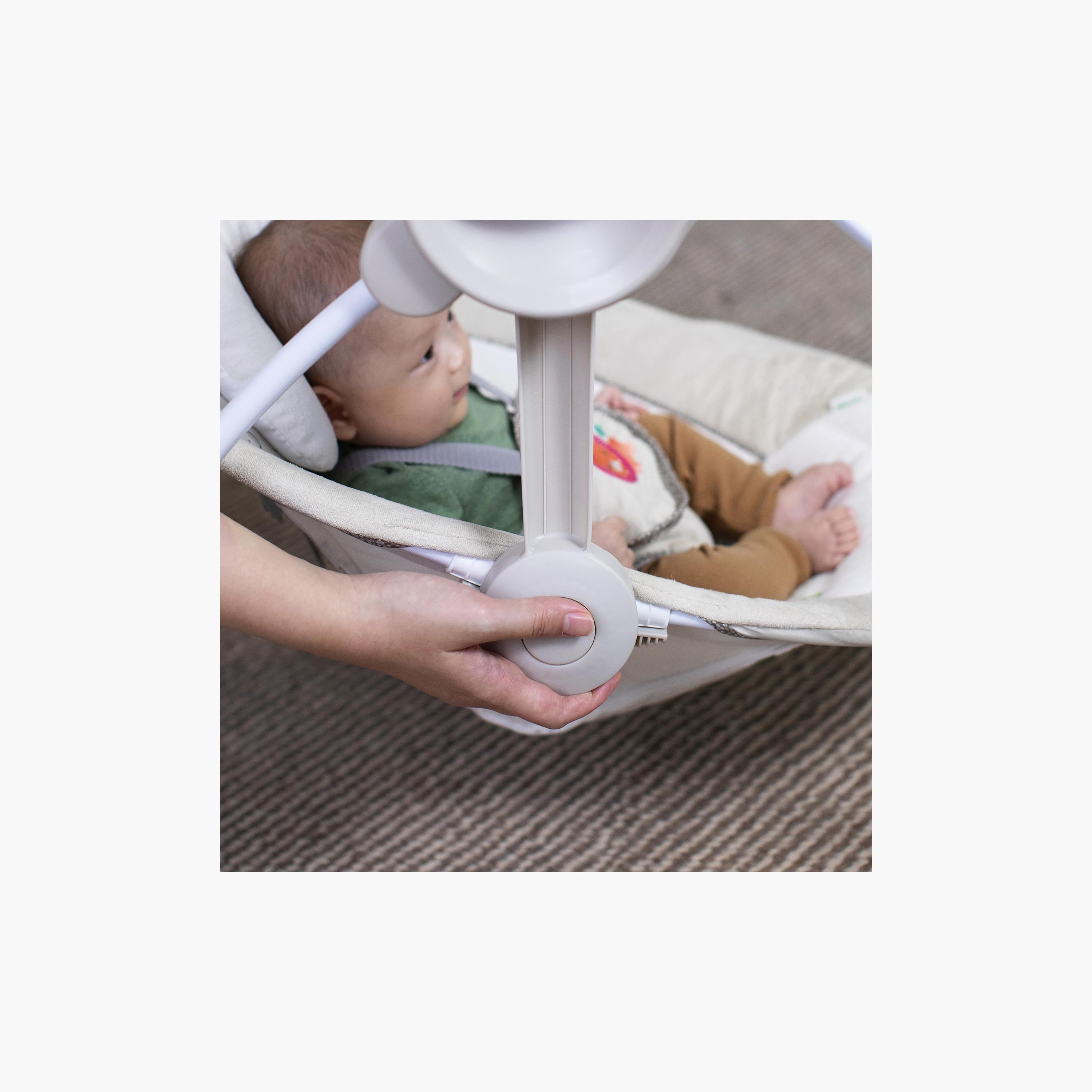 Ingenuity Soothe N Delight Portable Swing - Cozy Kingdom-baby-infantactivity-swings-image-5